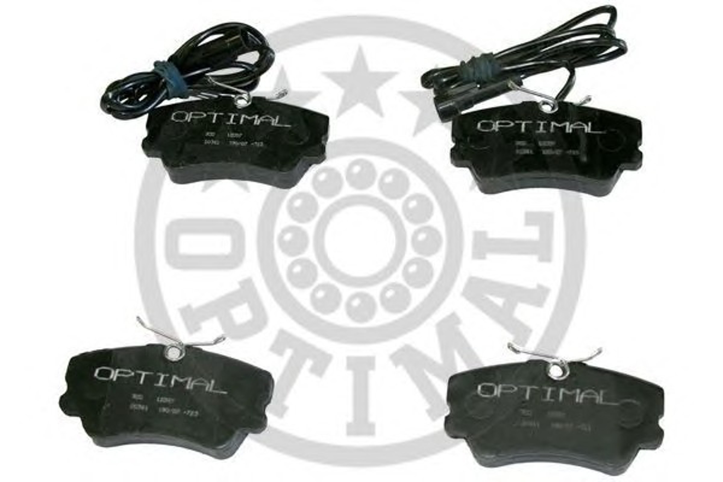 Колодки тормозные дисковые OPTIMAL 12057