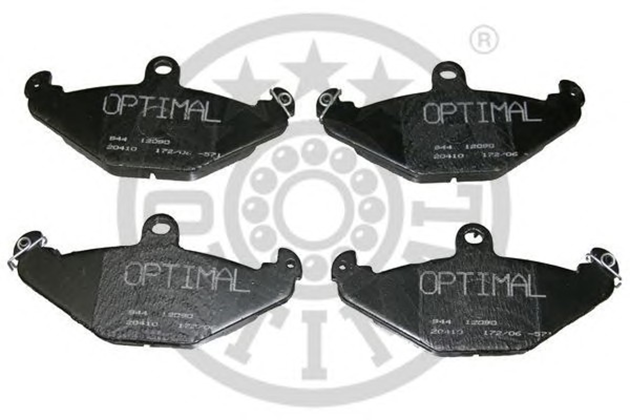 Колодки тормозные дисковые OPTIMAL 12090