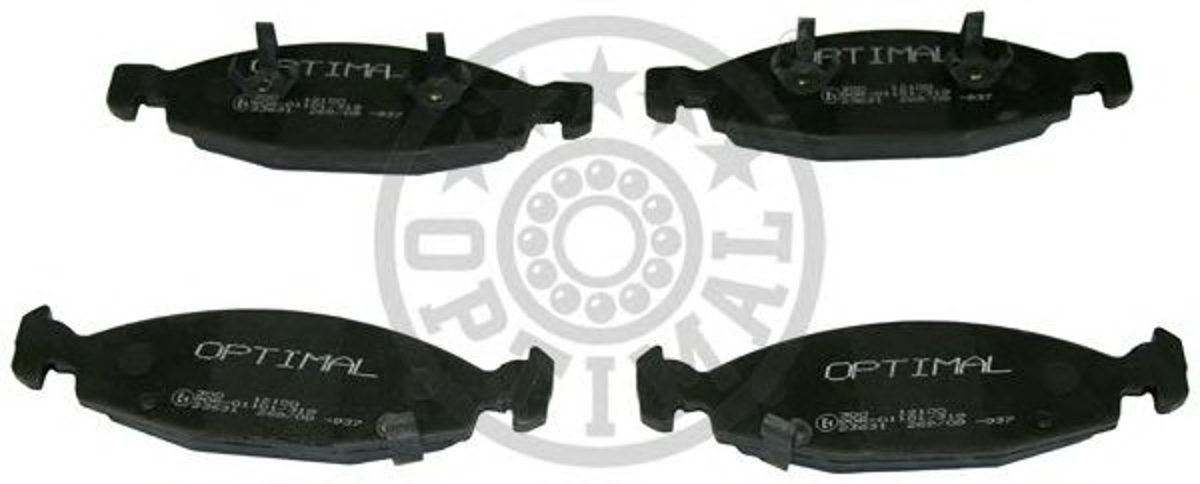 Колодки тормозные дисковые OPTIMAL 12100