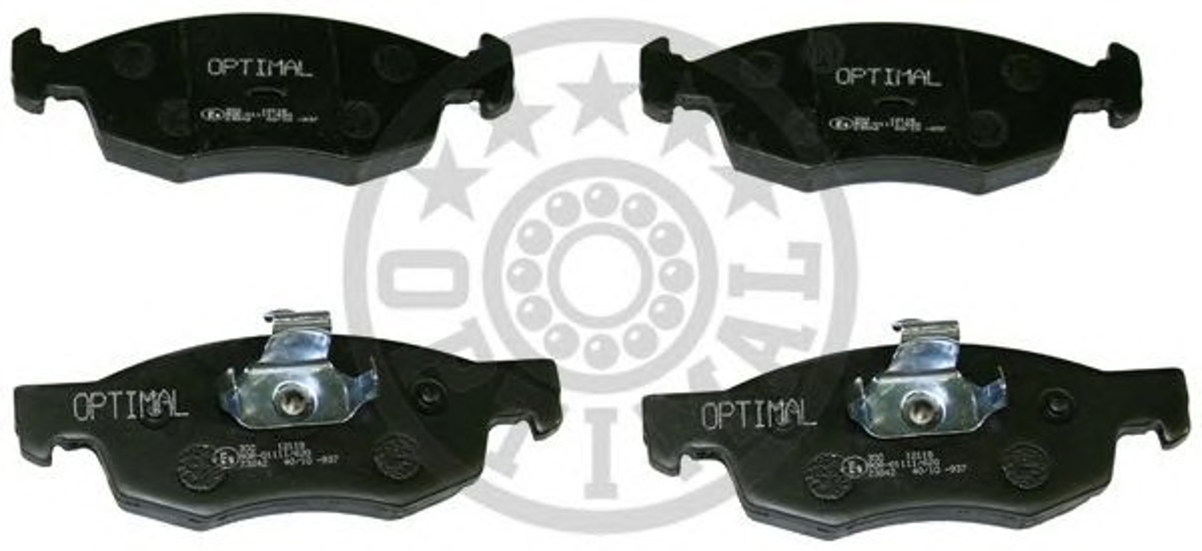 Колодки тормозные дисковые OPTIMAL 12118