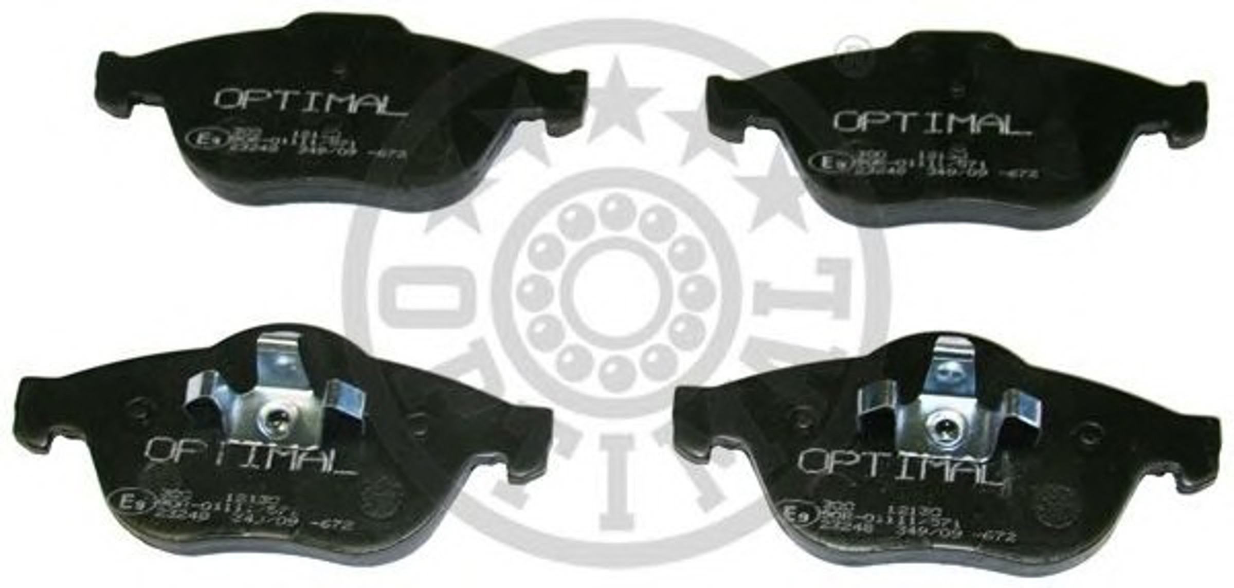 Колодки тормозные дисковые OPTIMAL 12130
