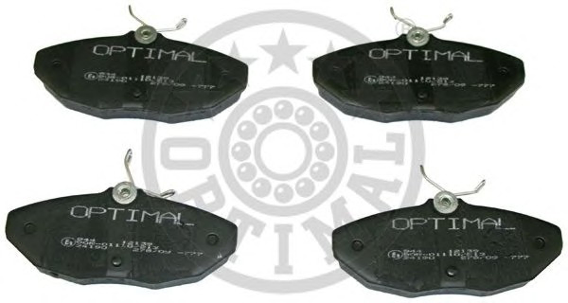 Колодки тормозные дисковые OPTIMAL 12139