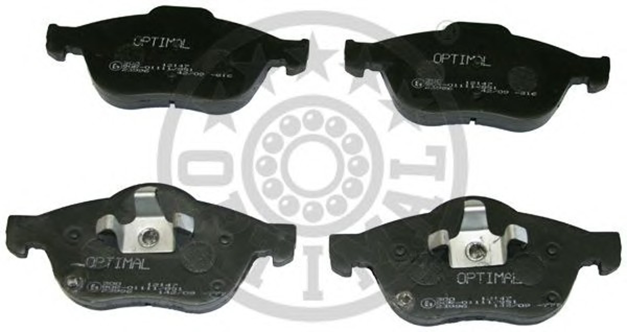 Колодки тормозные дисковые OPTIMAL 12147