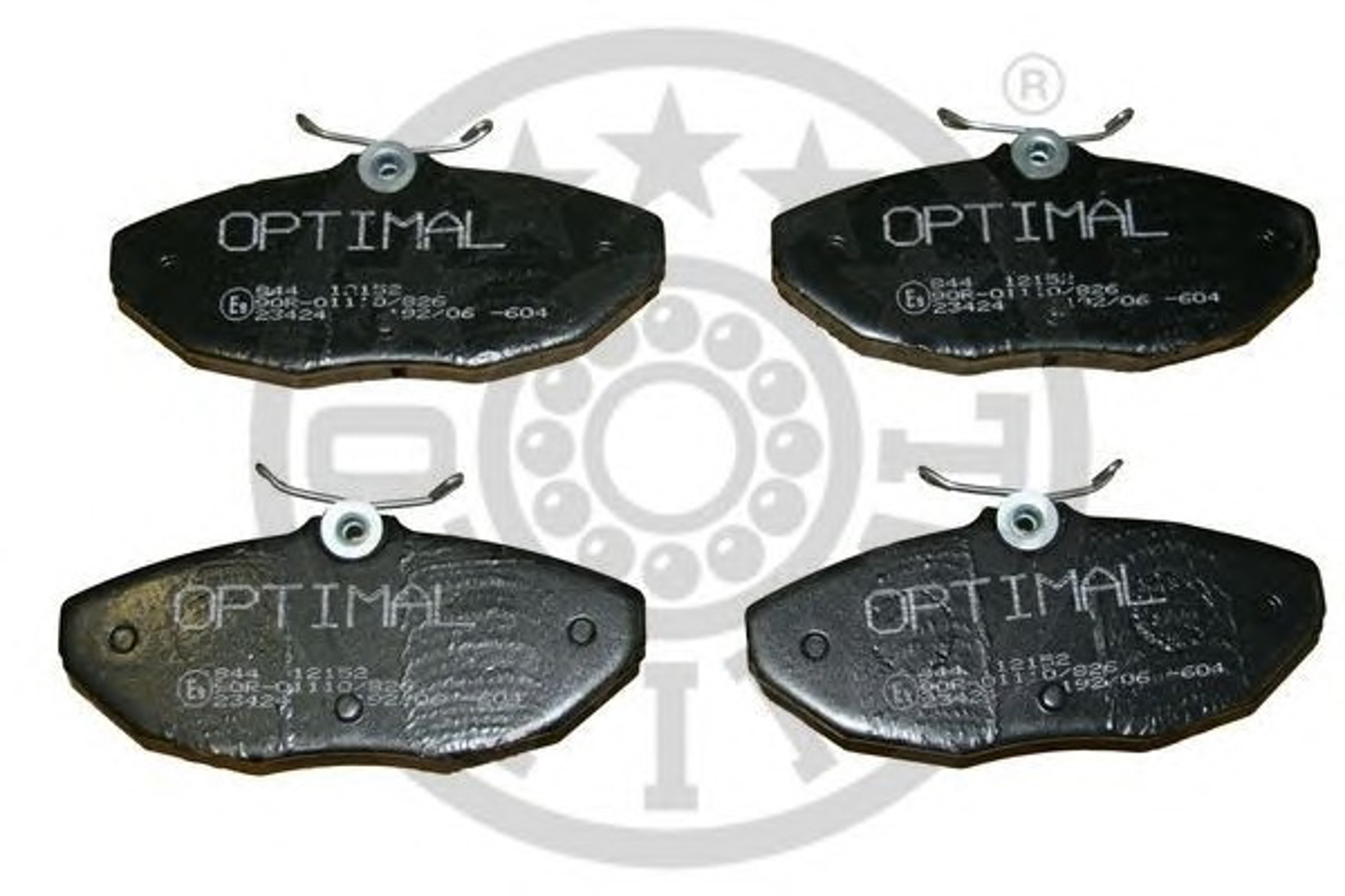 Колодки тормозные дисковые OPTIMAL 12152