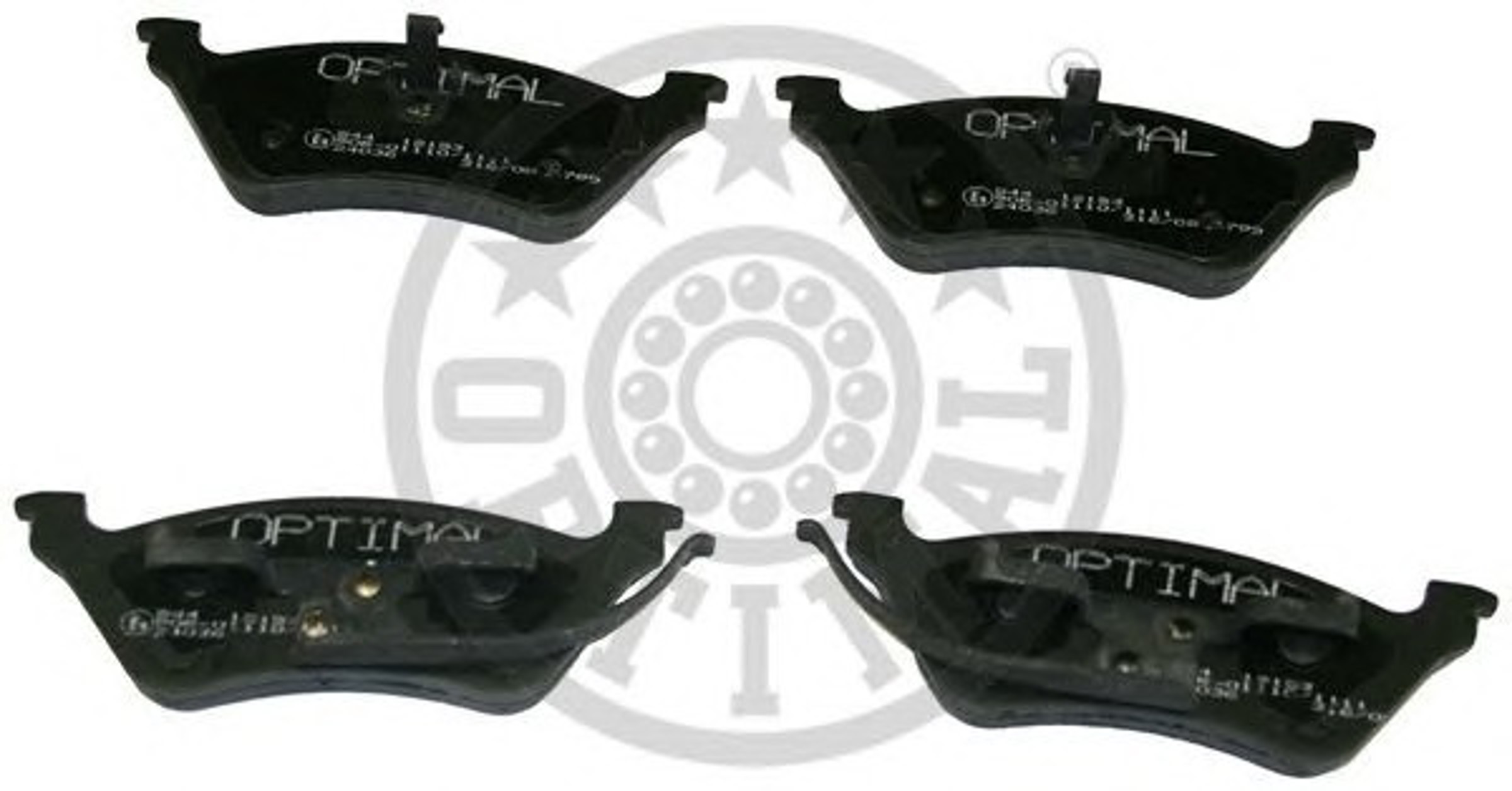 Колодки тормозные дисковые OPTIMAL 12153