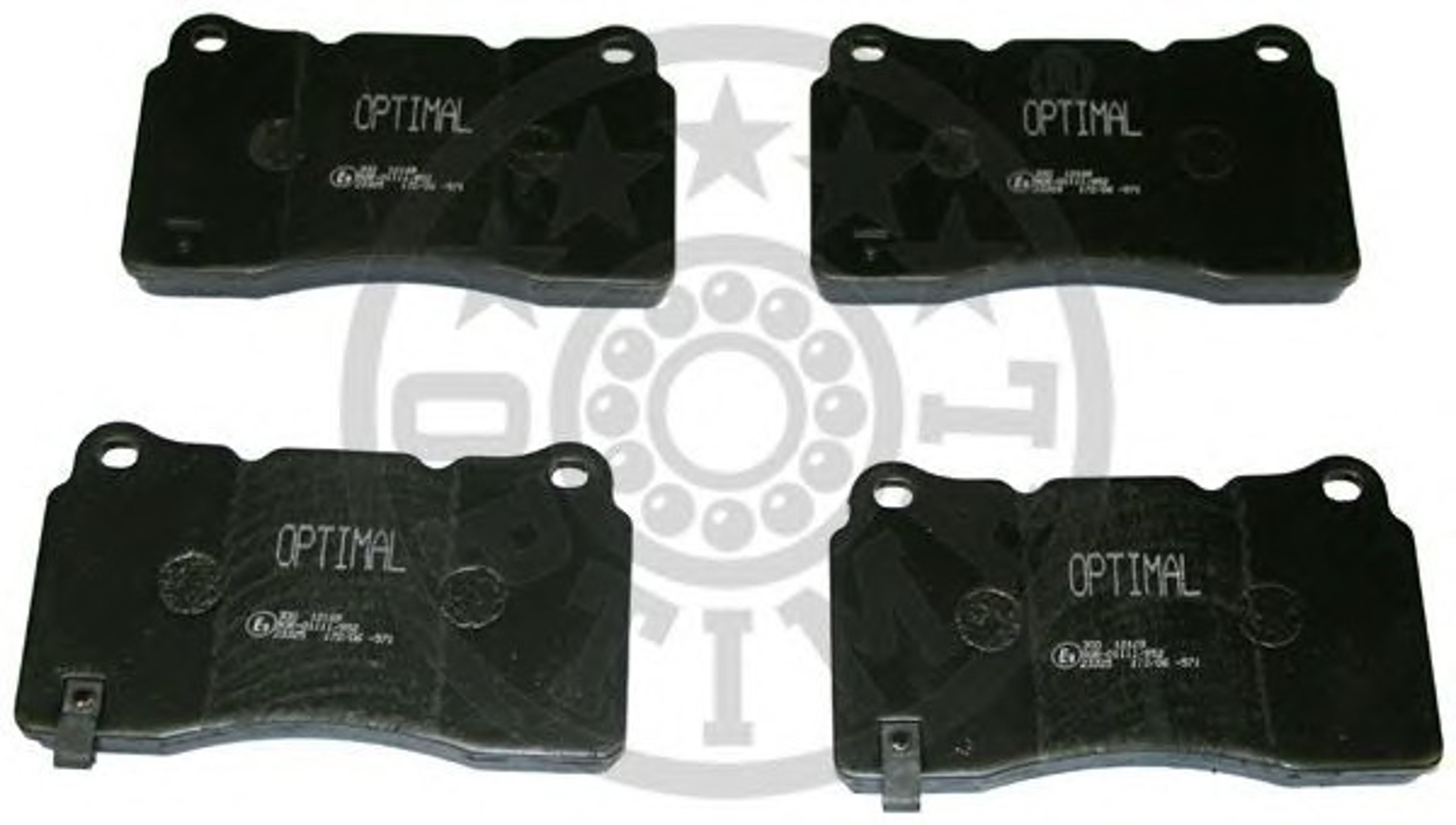 Колодки тормозные дисковые OPTIMAL 12169