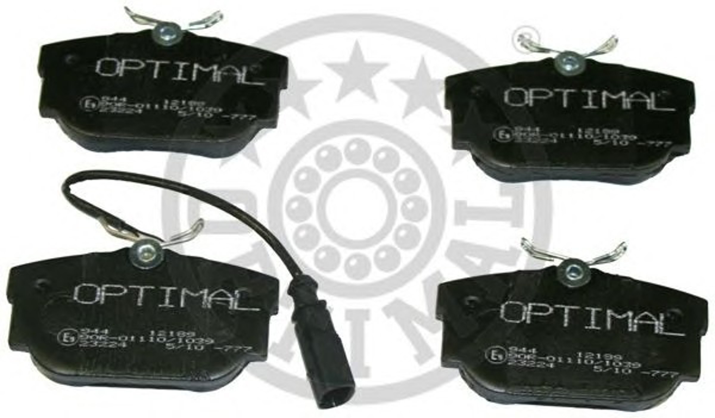 Колодки тормозные дисковые OPTIMAL 12189