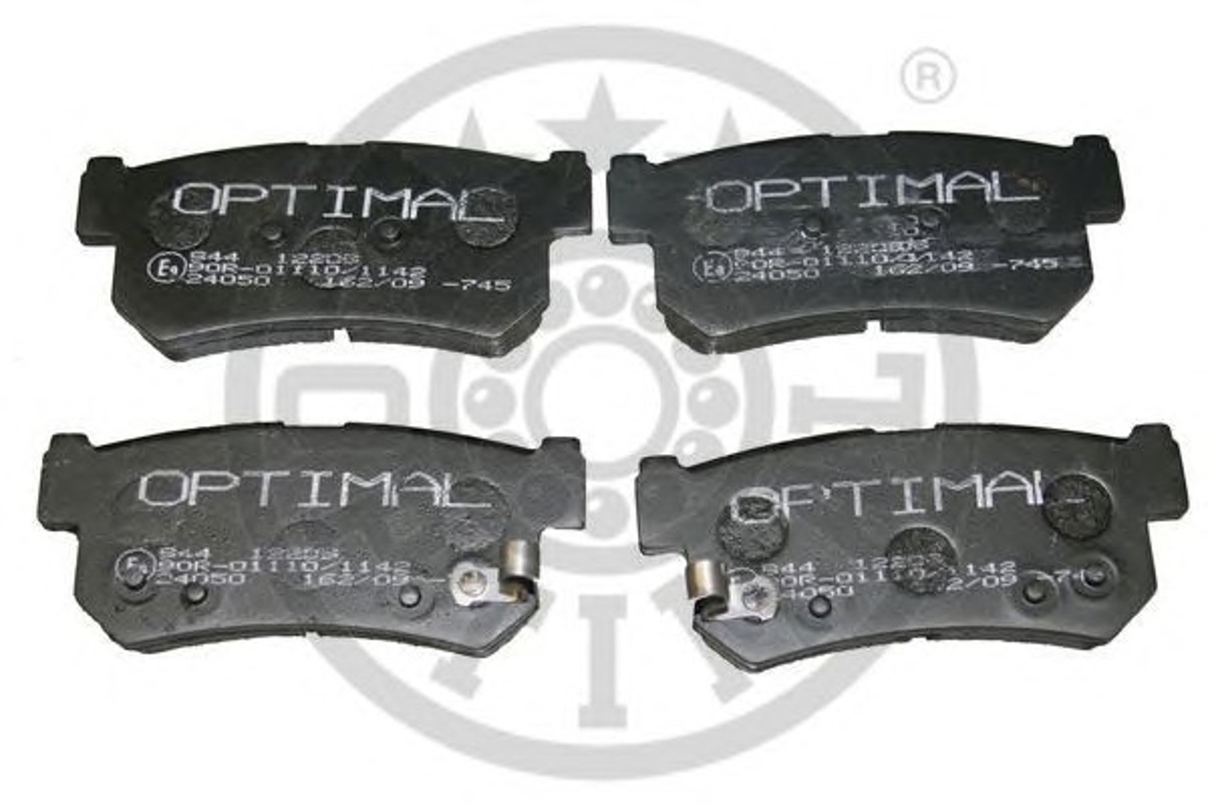 Колодки тормозные дисковые OPTIMAL 12209
