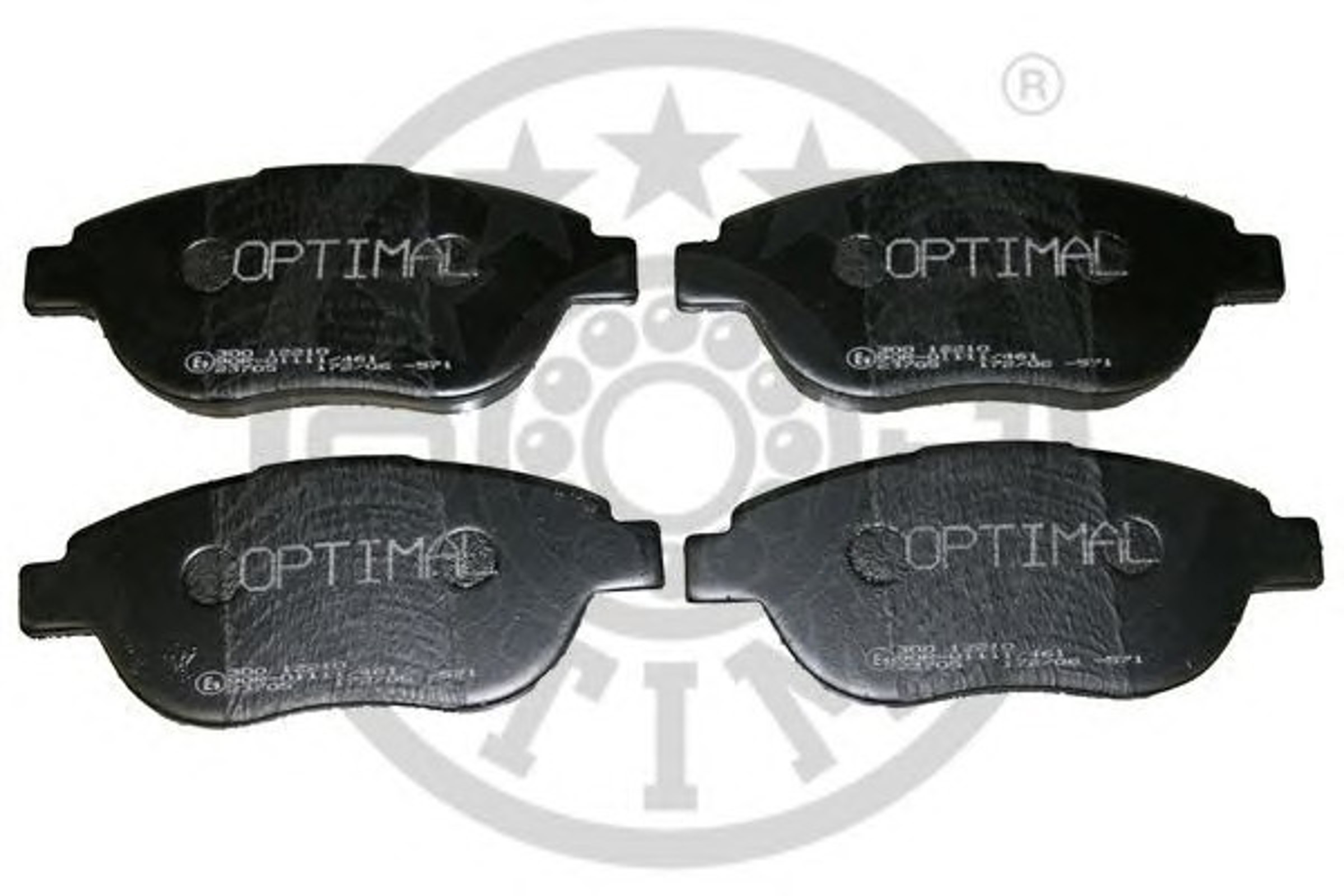 Колодки тормозные дисковые OPTIMAL 12210