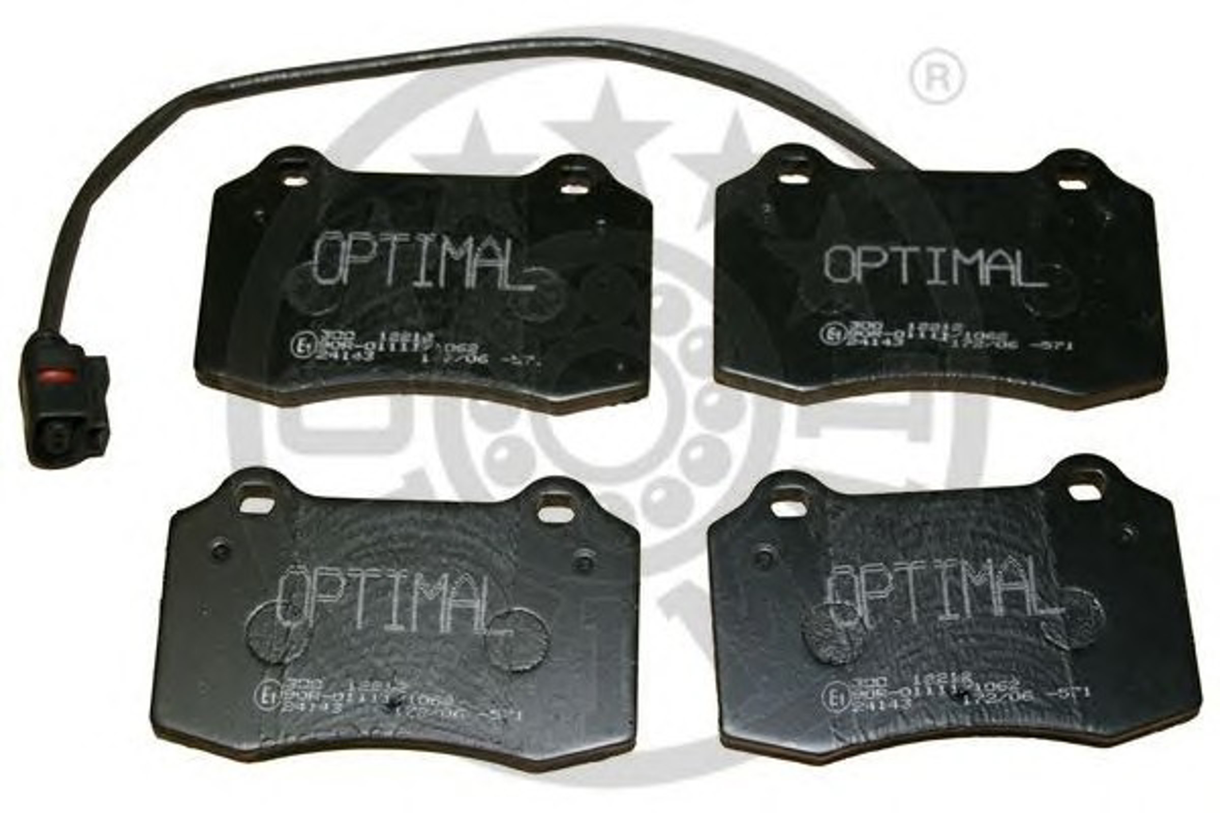 Колодки тормозные дисковые OPTIMAL 12212