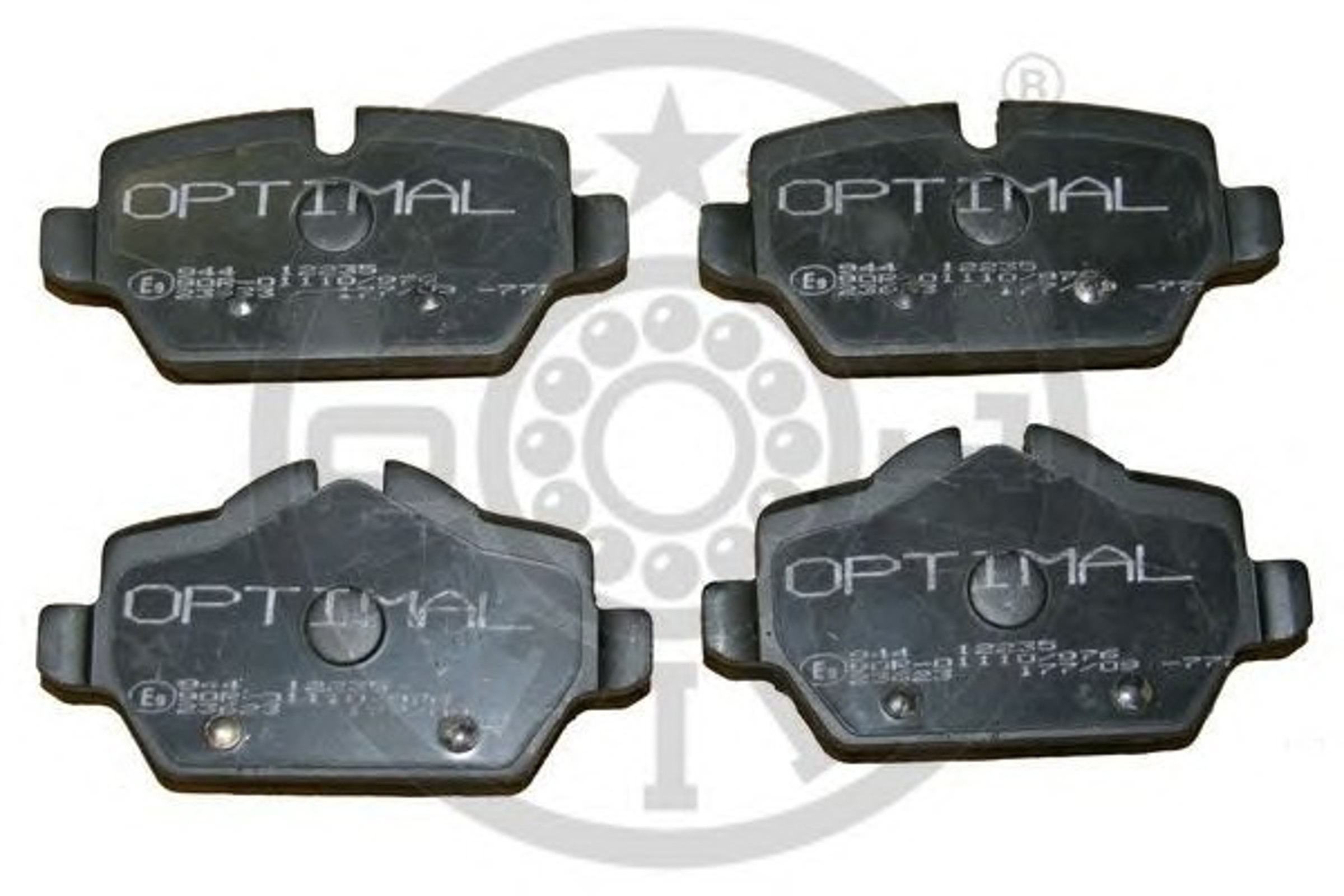 Колодки тормозные дисковые OPTIMAL 12235