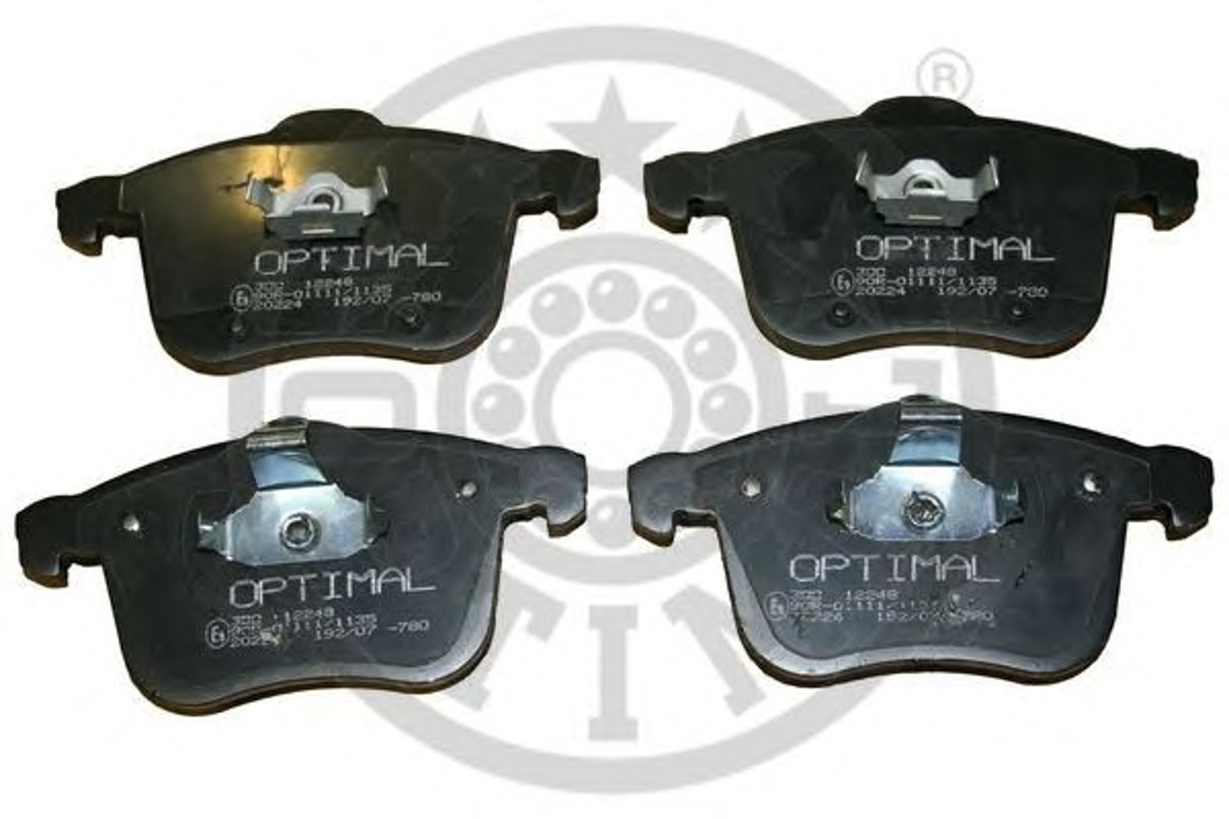 Колодки тормозные дисковые OPTIMAL 12248