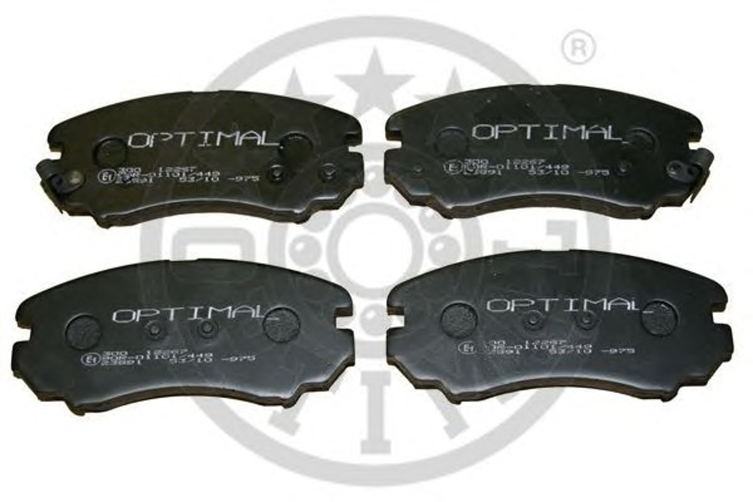 Колодки тормозные дисковые OPTIMAL 12267