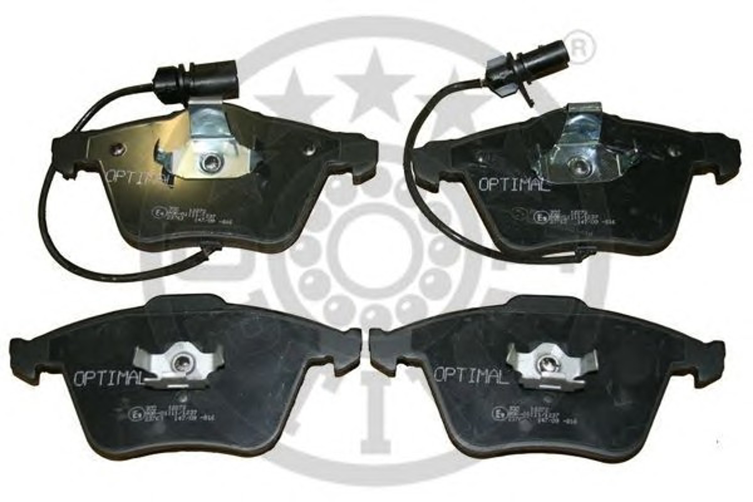 Колодки тормозные дисковые OPTIMAL 12272