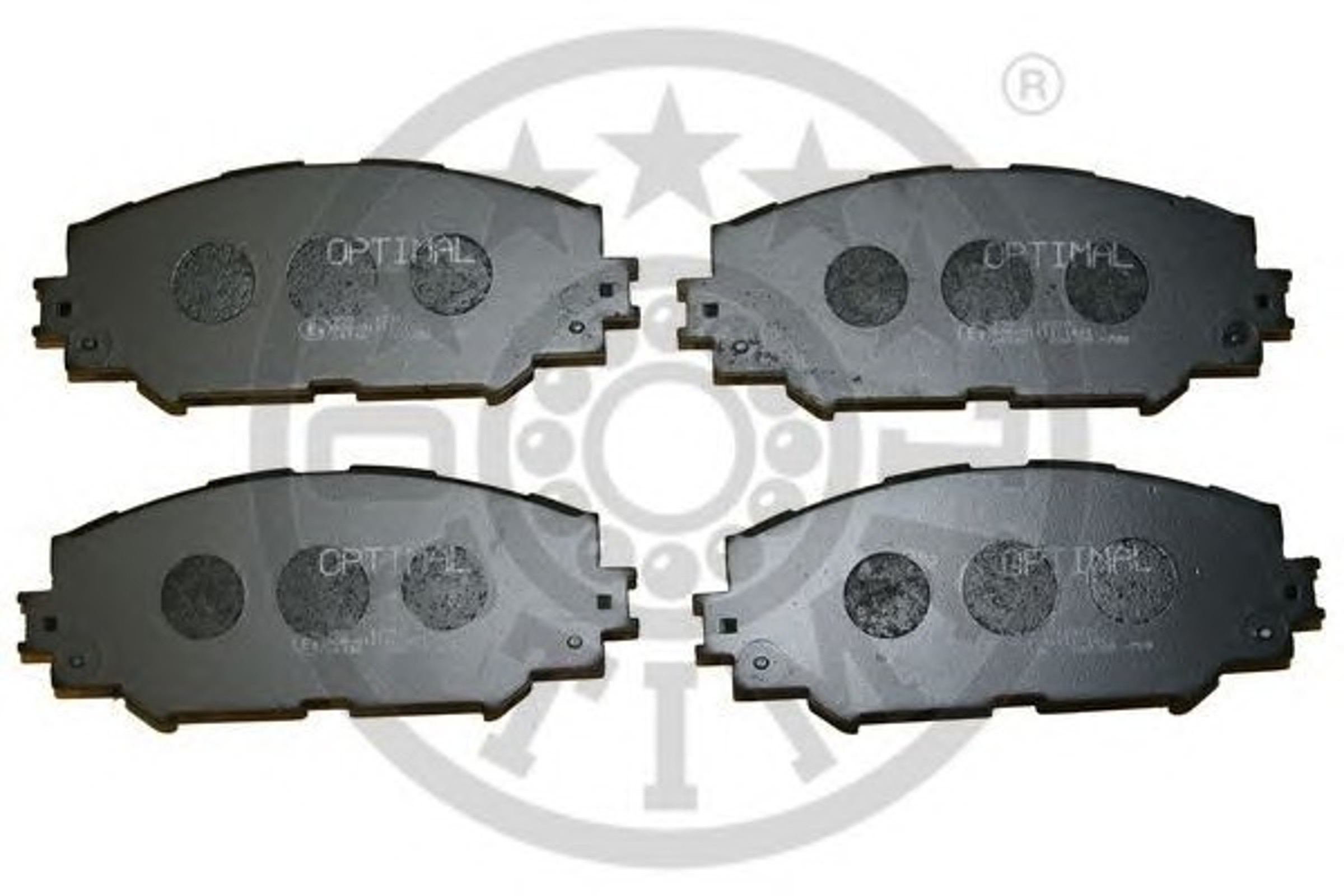 Колодки тормозные дисковые OPTIMAL 12310