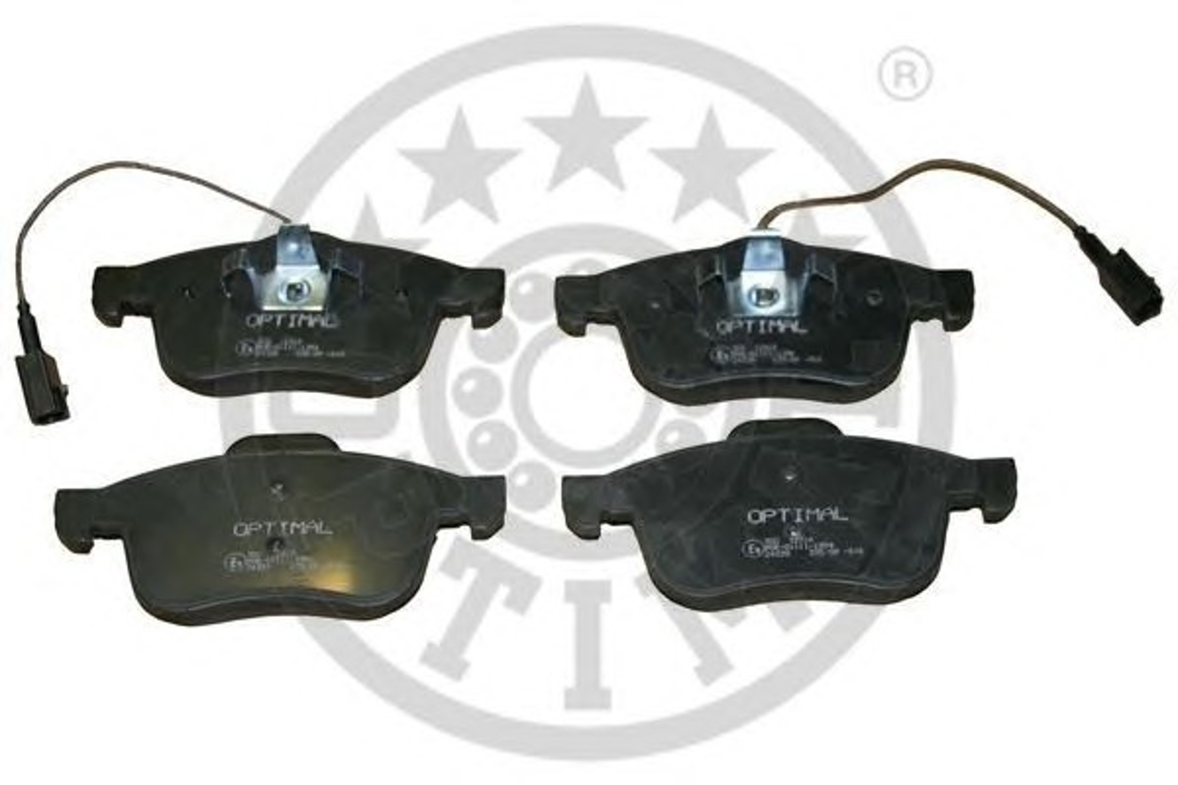 Колодки тормозные дисковые OPTIMAL 12319