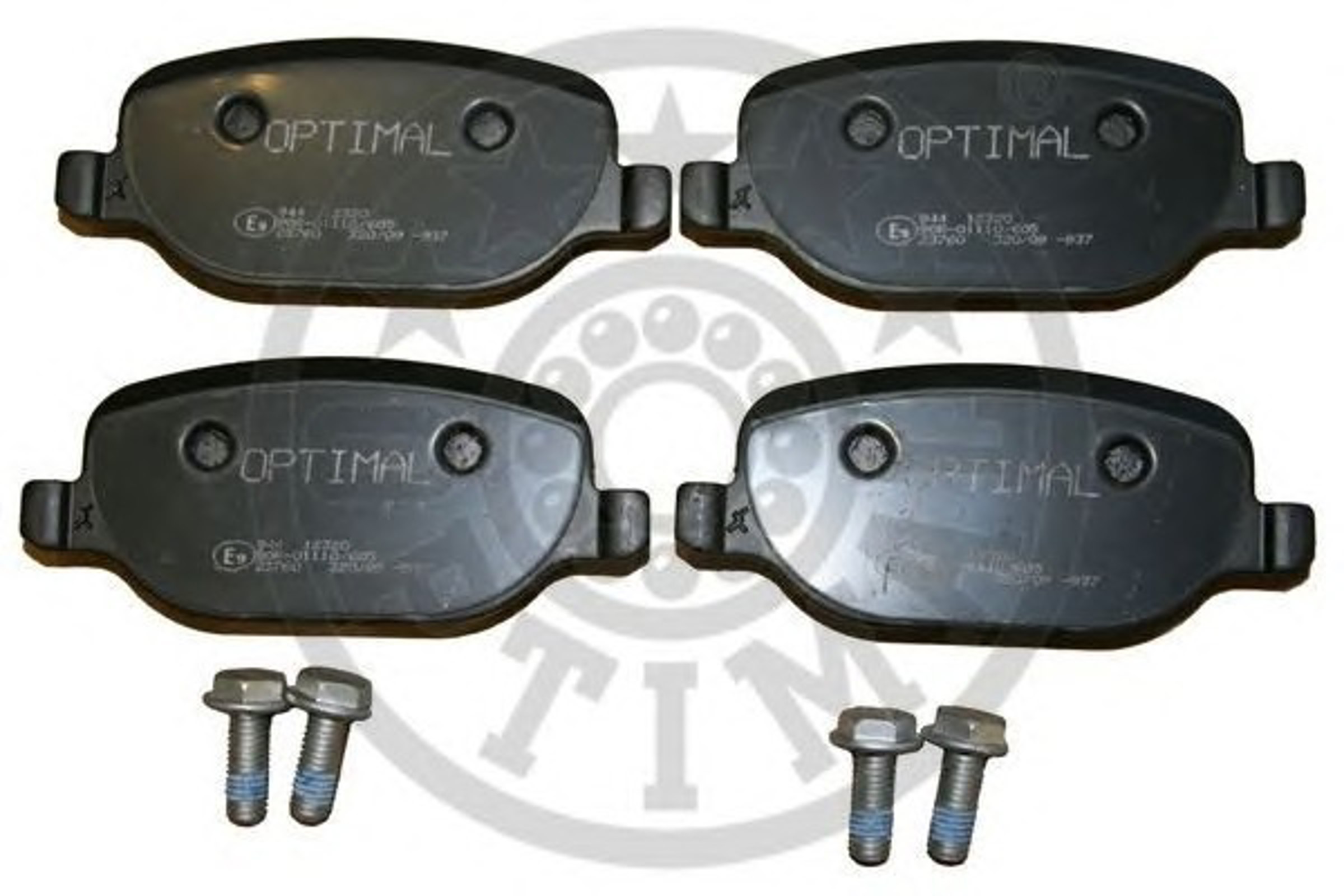 Колодки тормозные дисковые OPTIMAL 12320
