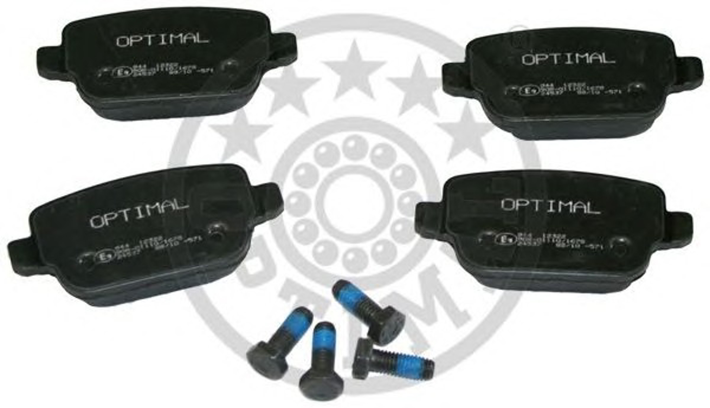 Колодки тормозные дисковые OPTIMAL 12322