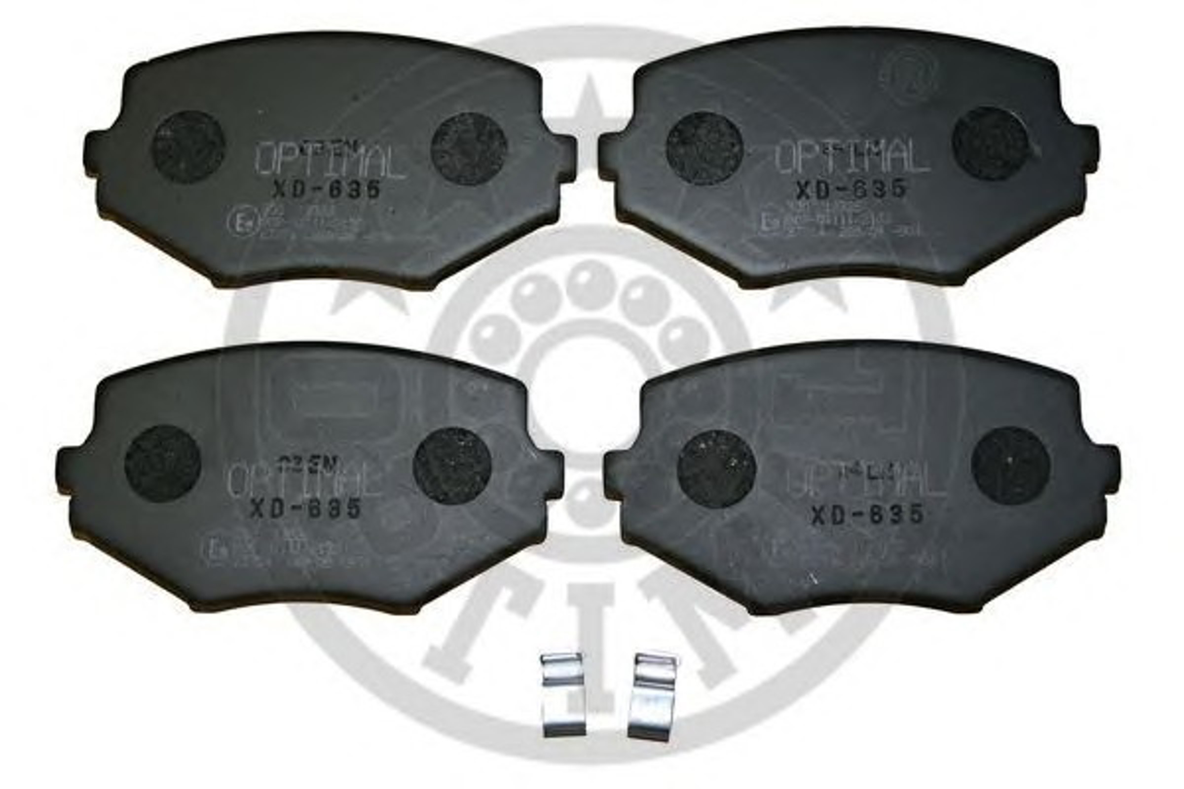Колодки тормозные дисковые OPTIMAL 12326