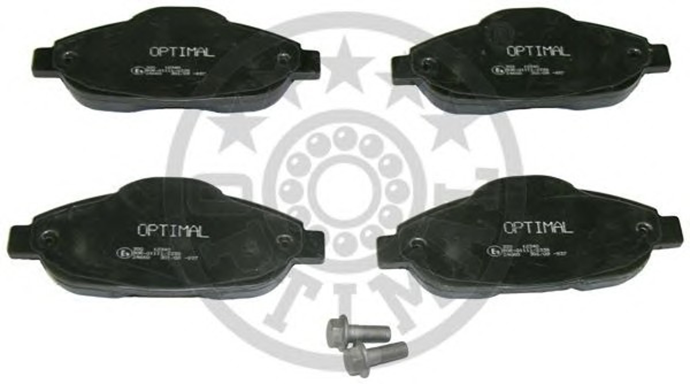 Колодки тормозные дисковые OPTIMAL 12340