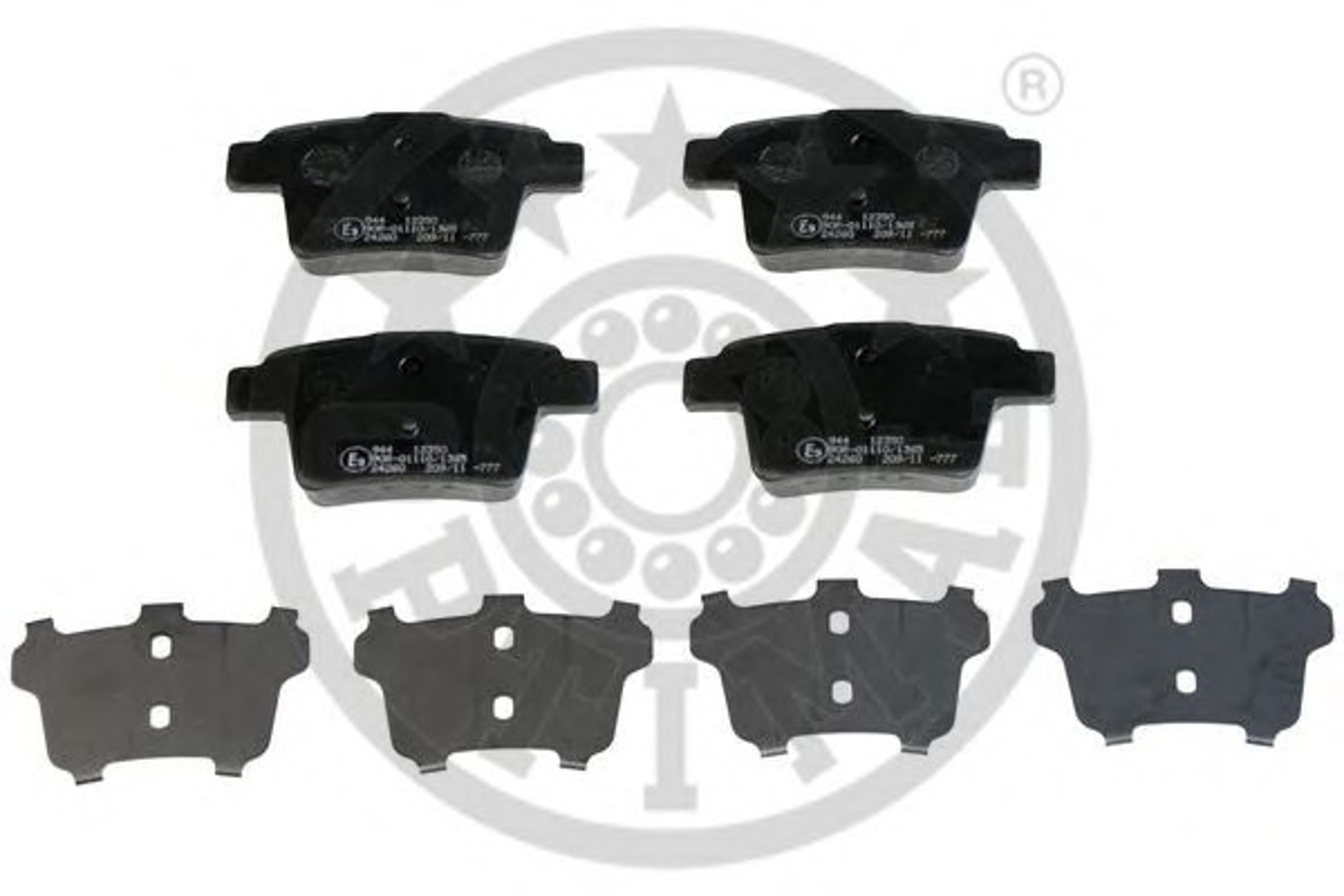 Колодки тормозные дисковые OPTIMAL 12350