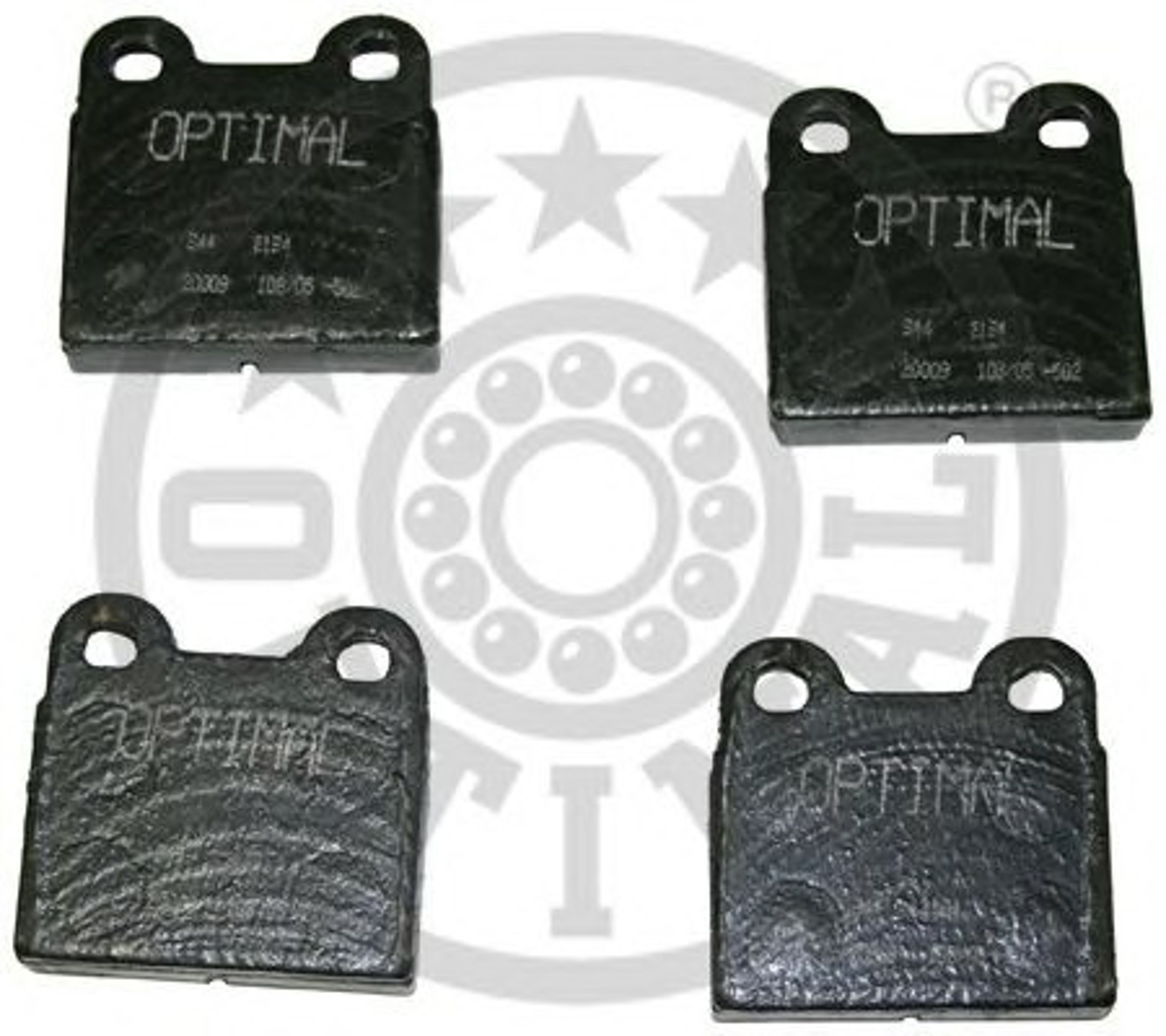 Колодки тормозные дисковые OPTIMAL 2194