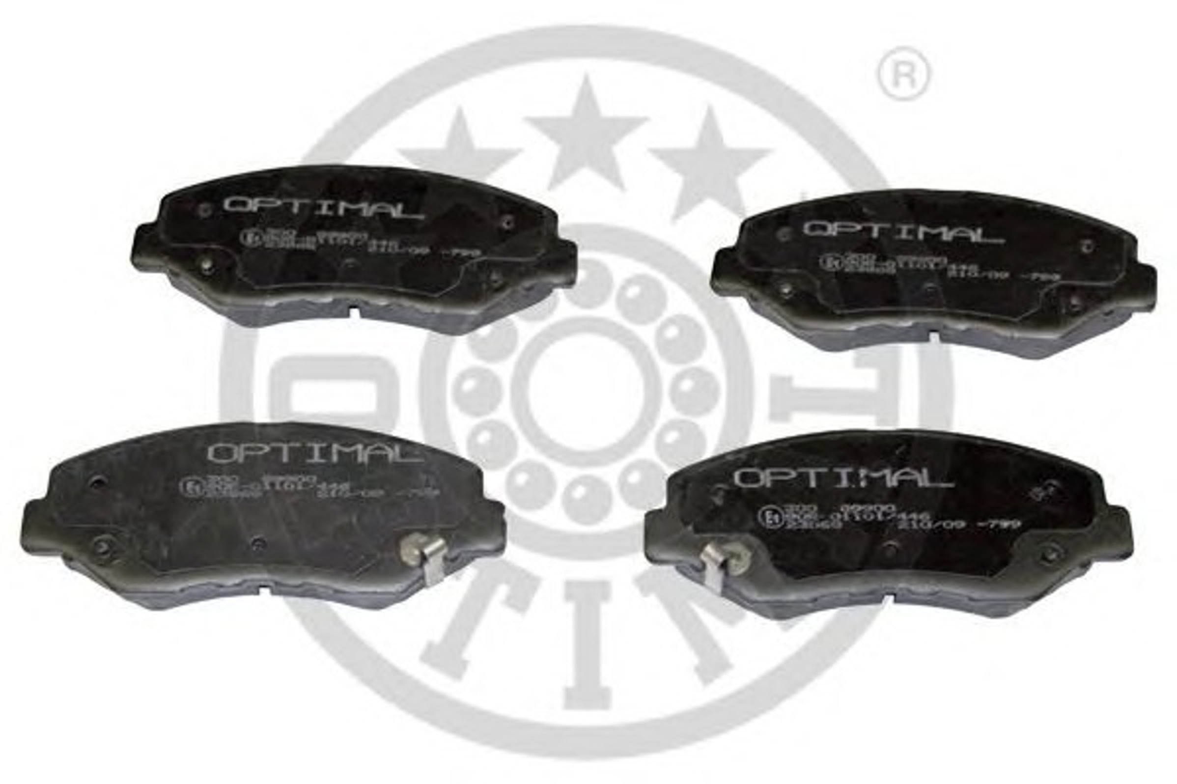 Колодки тормозные дисковые OPTIMAL 89900