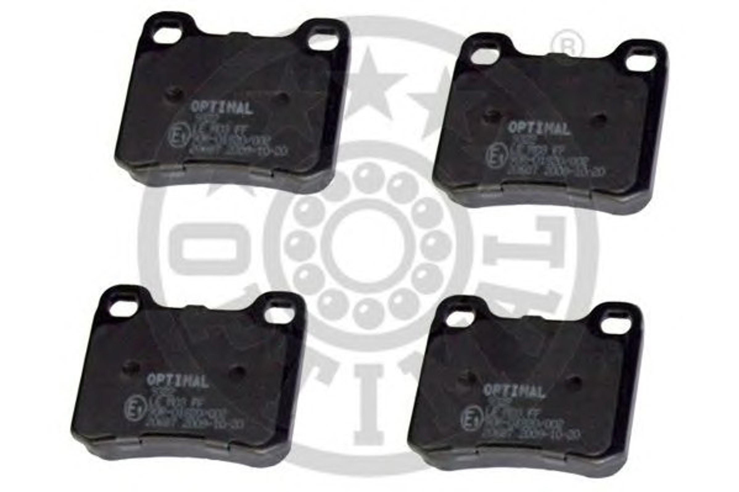 Колодки тормозные дисковые OPTIMAL 9322