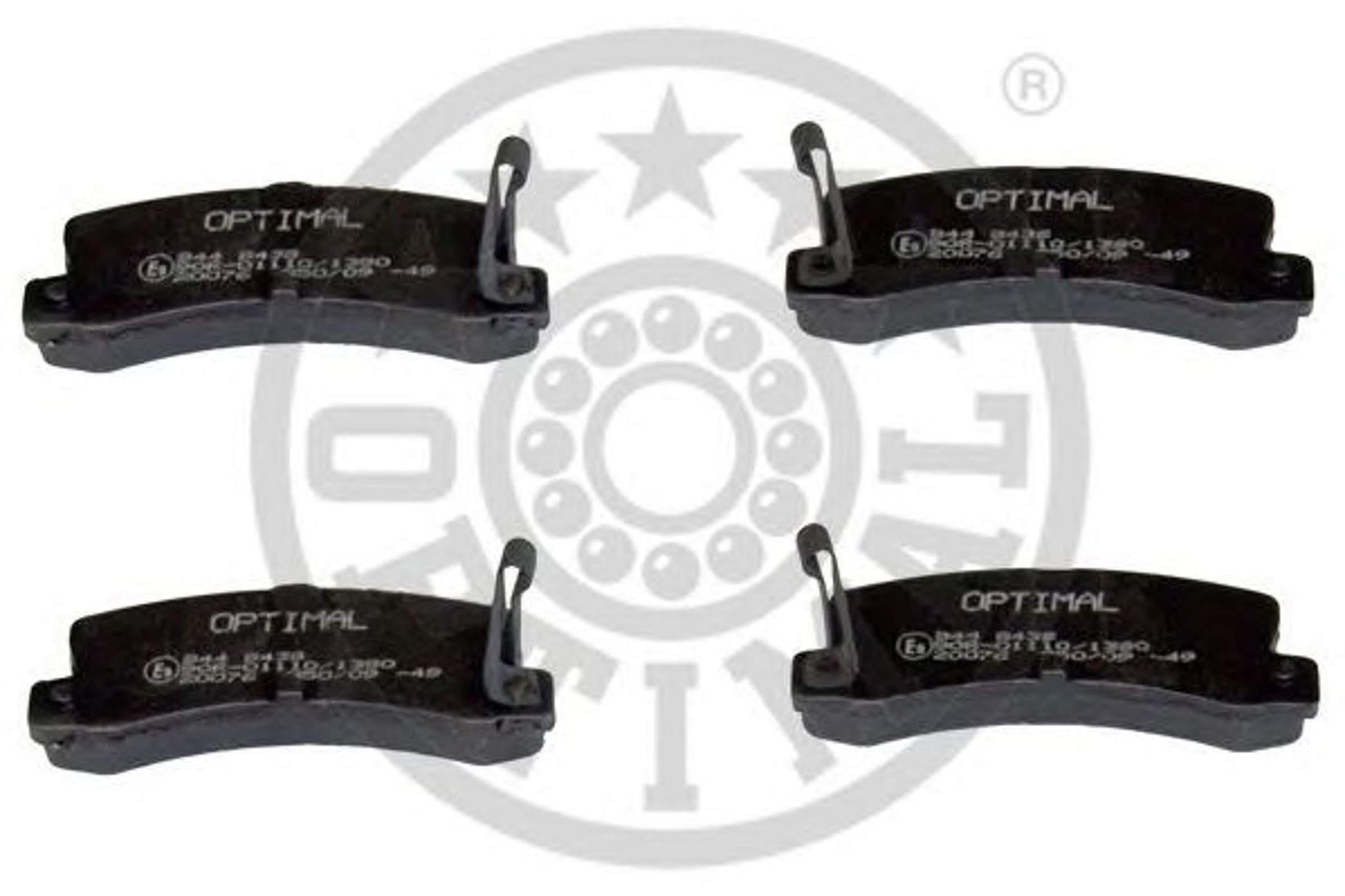 Колодки тормозные дисковые OPTIMAL 9439