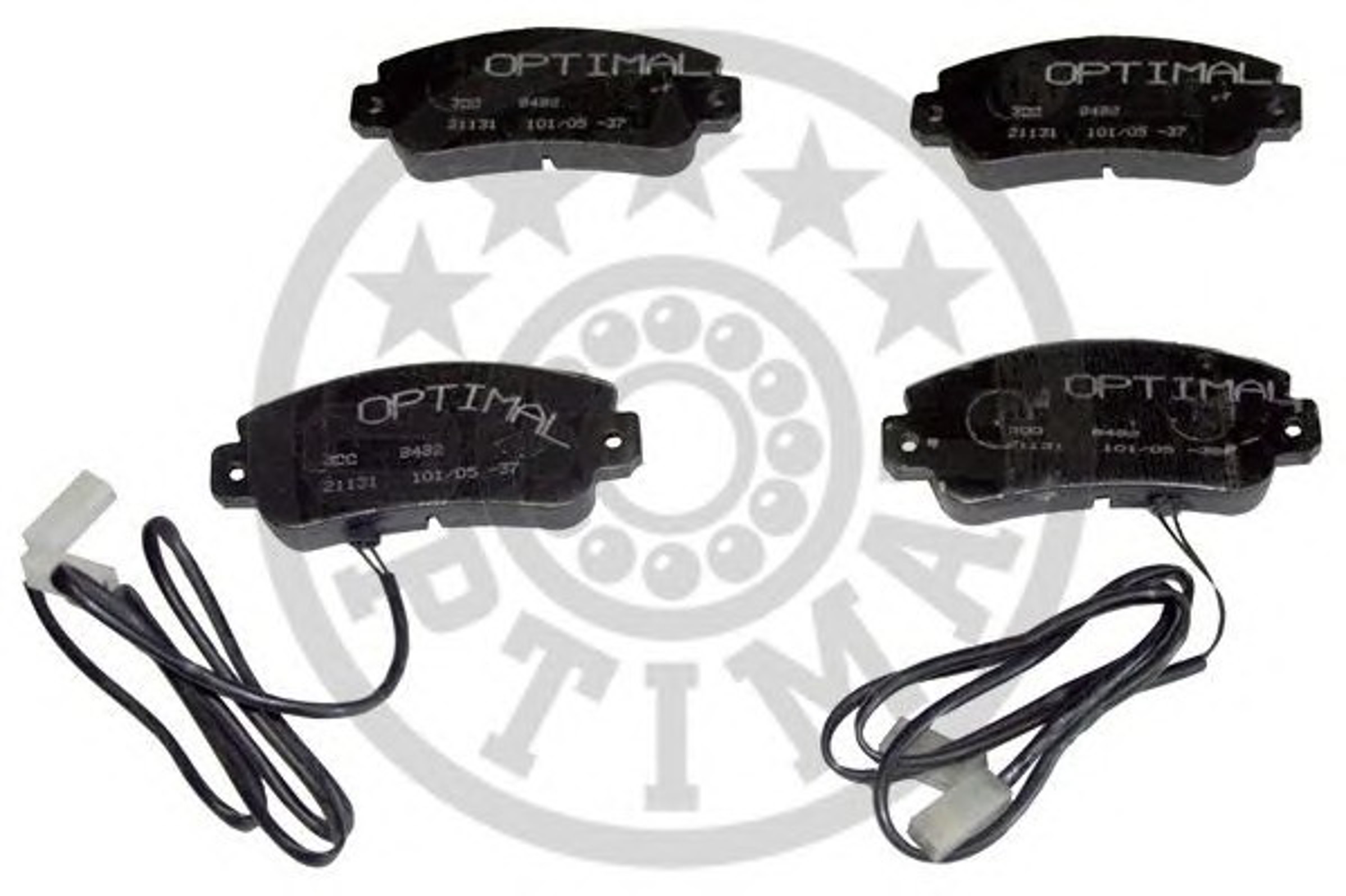 Колодки тормозные дисковые OPTIMAL 9492