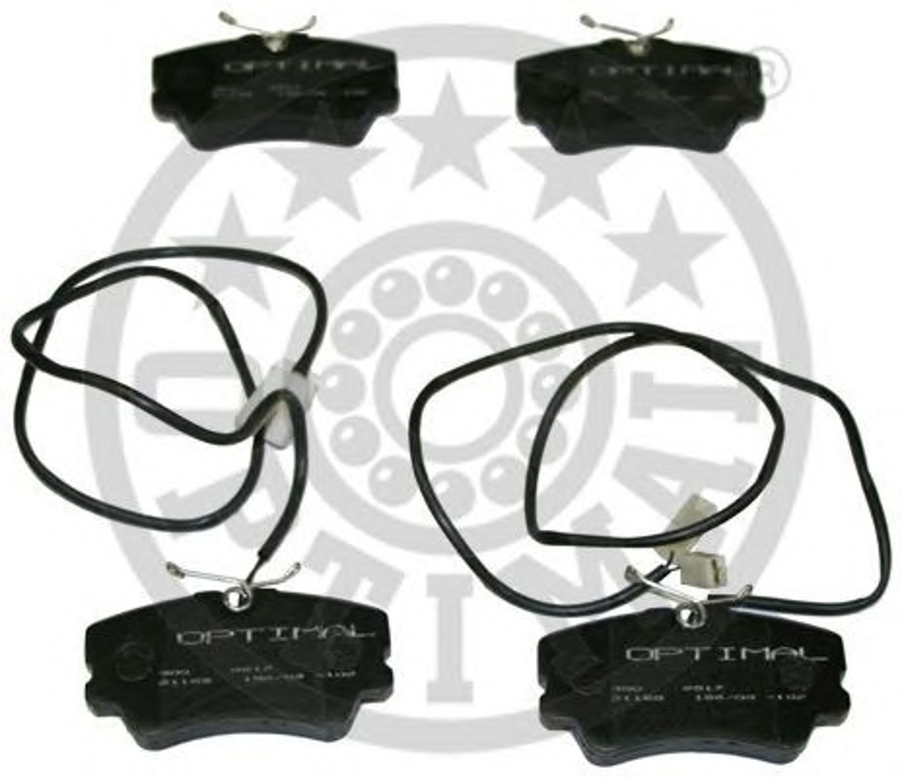 Колодки тормозные дисковые OPTIMAL 9517