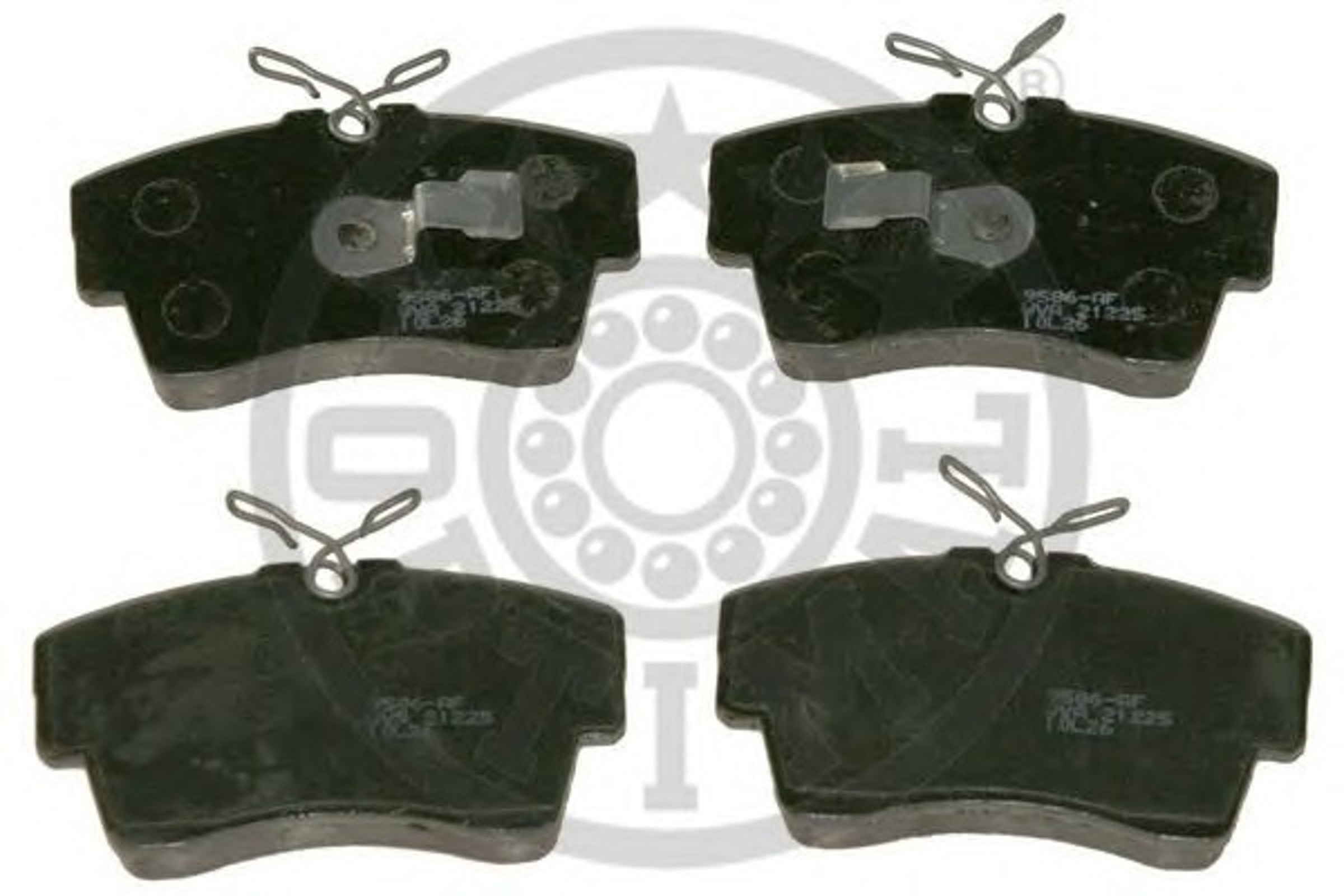 Колодки тормозные дисковые OPTIMAL 9586