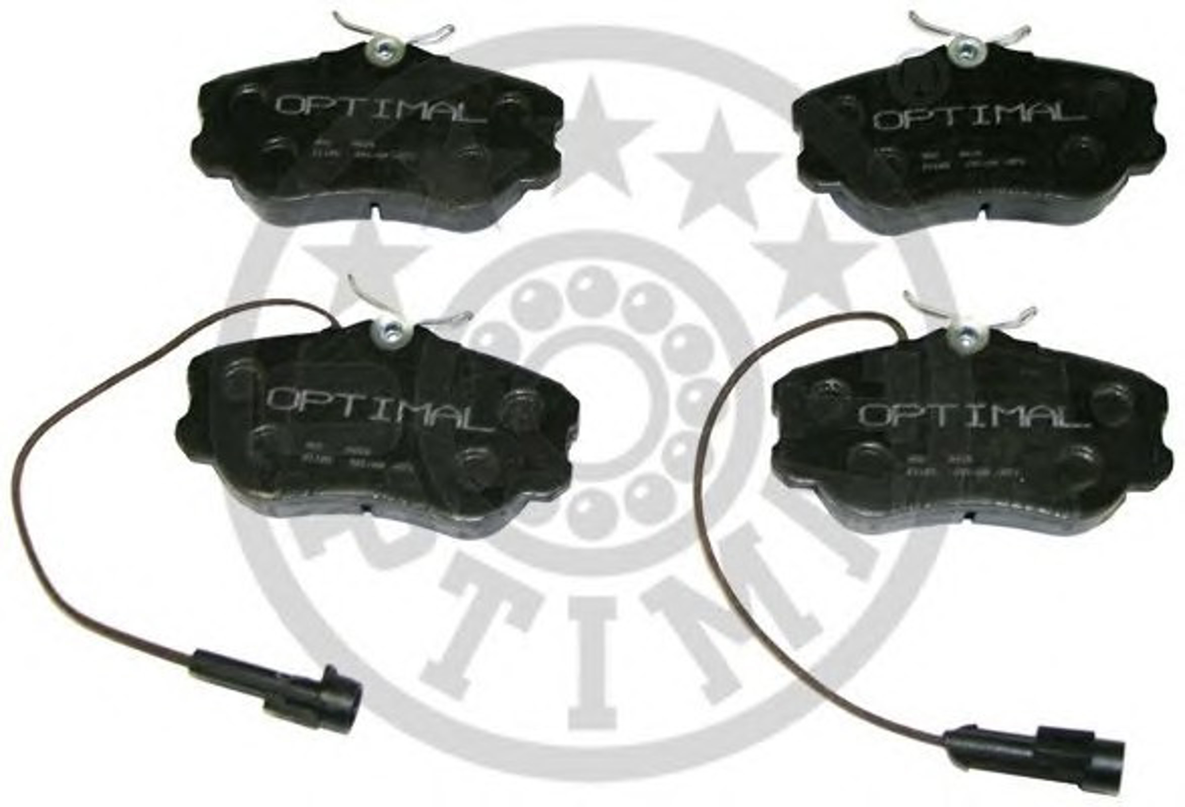 Колодки тормозные дисковые OPTIMAL 9615