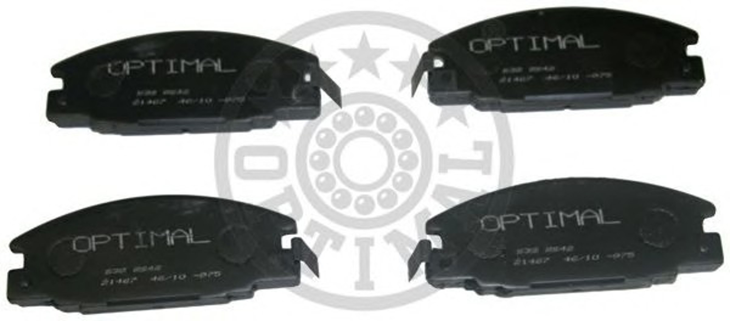 Колодки тормозные дисковые OPTIMAL 9642