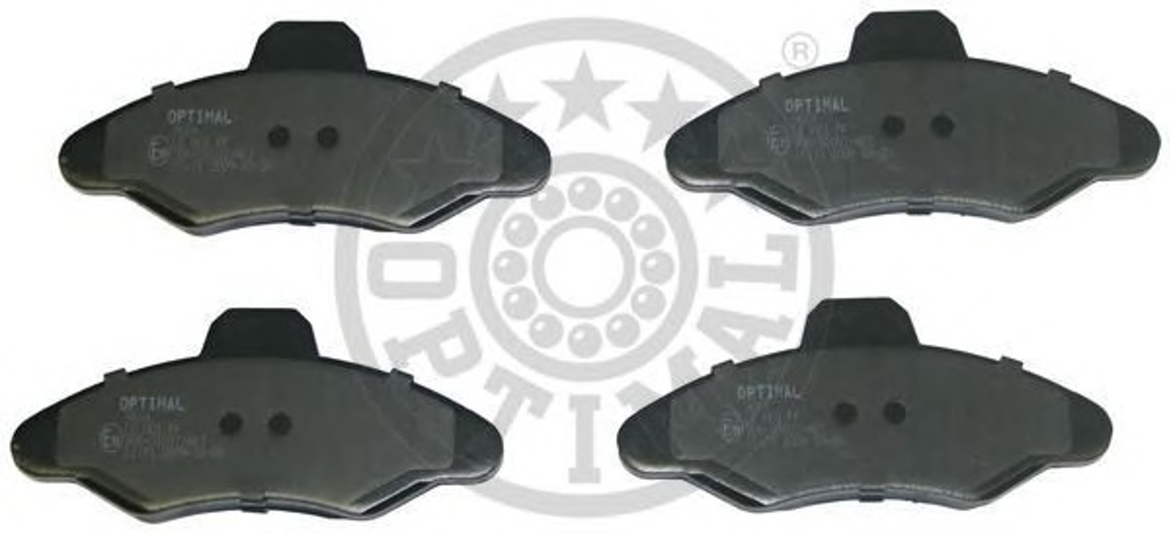 Комплект тормозных колодок дисковый тормоз OPTIMAL 9664