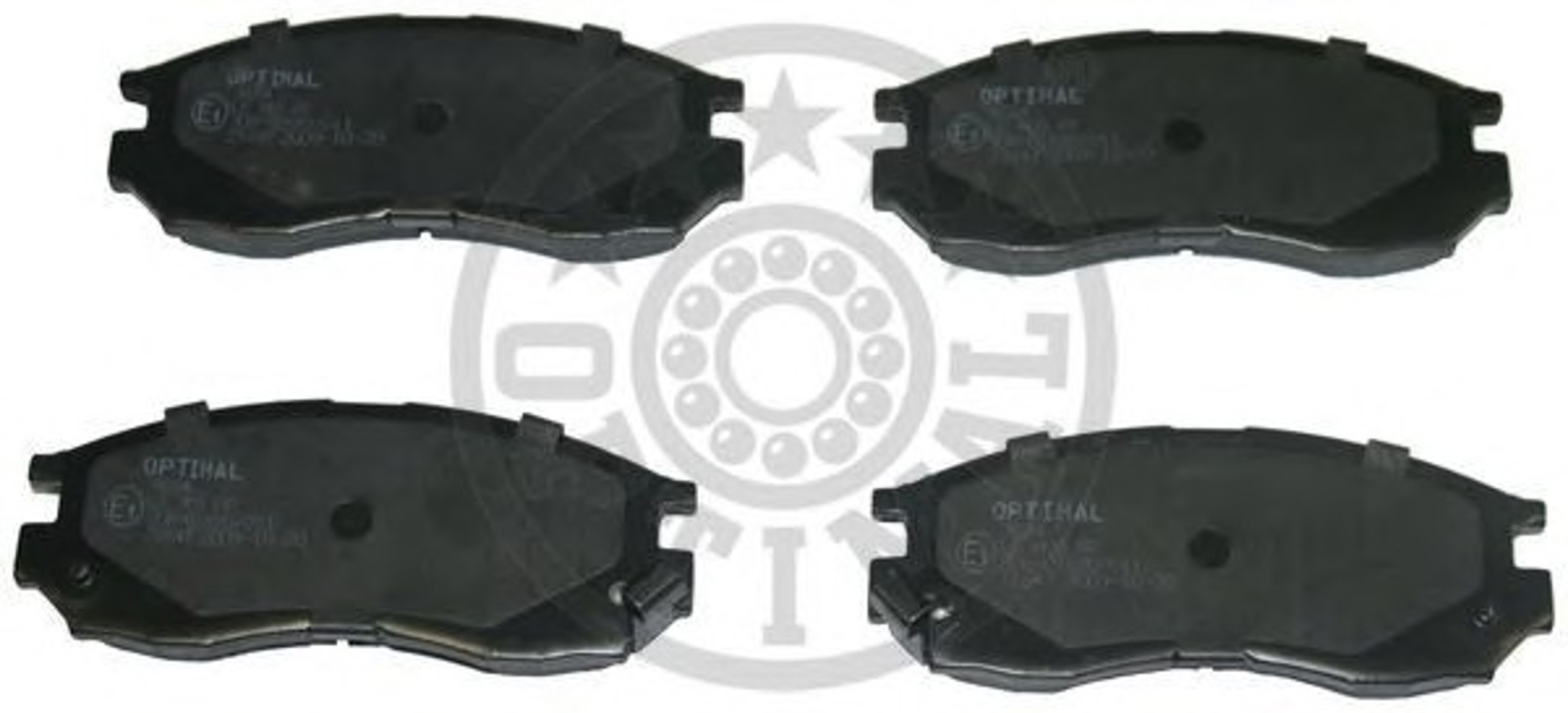 Колодки тормозные дисковые OPTIMAL 9684
