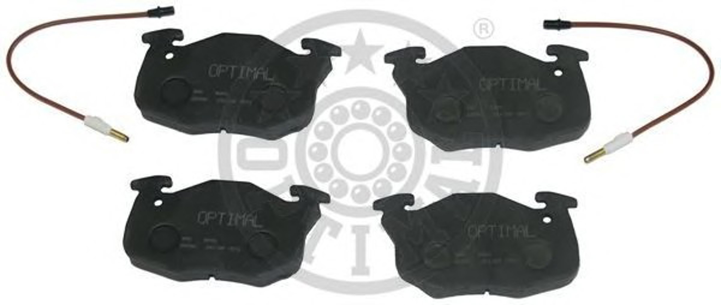 Колодки тормозные дисковые OPTIMAL 9696