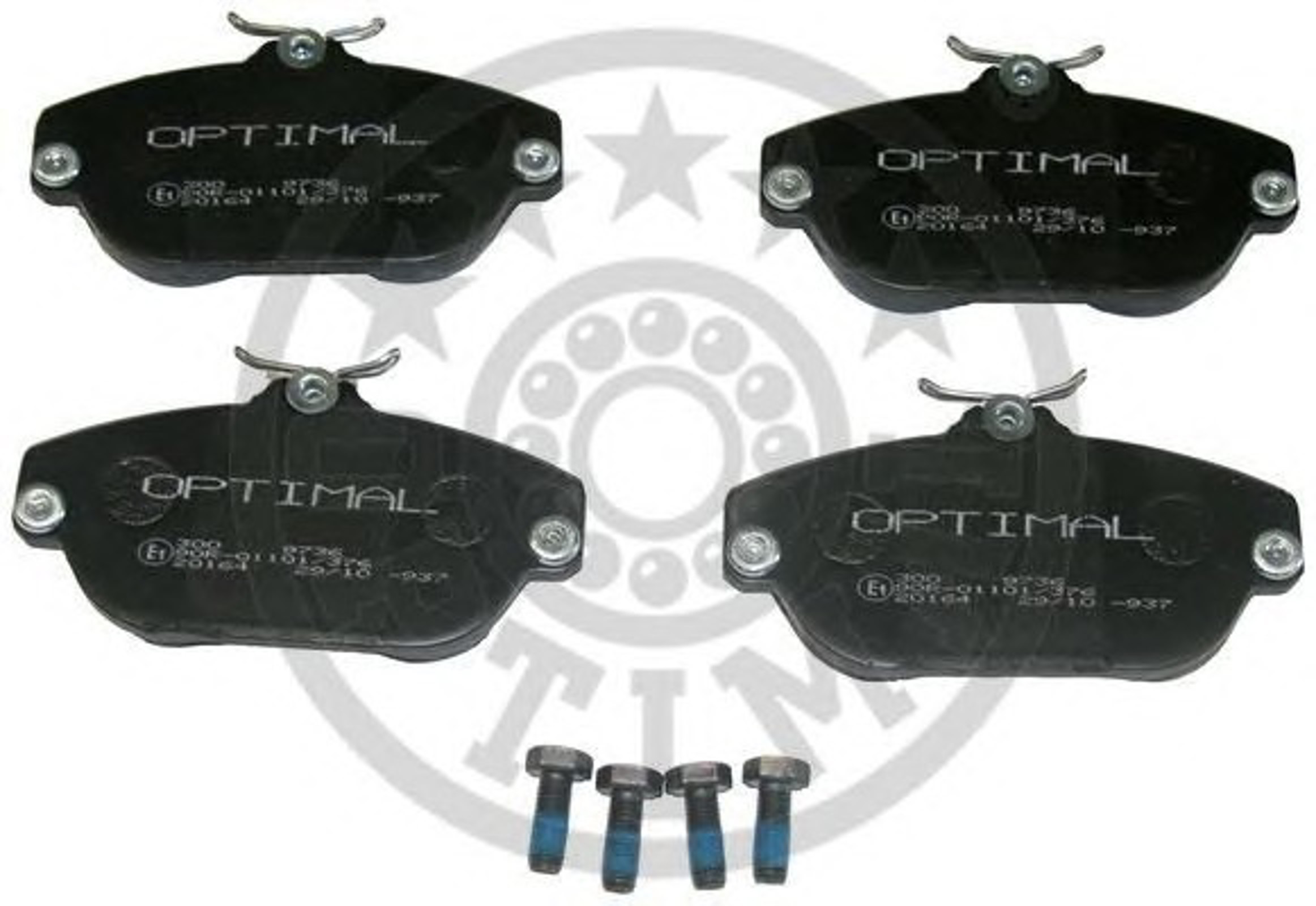 Колодки тормозные дисковые OPTIMAL 9736