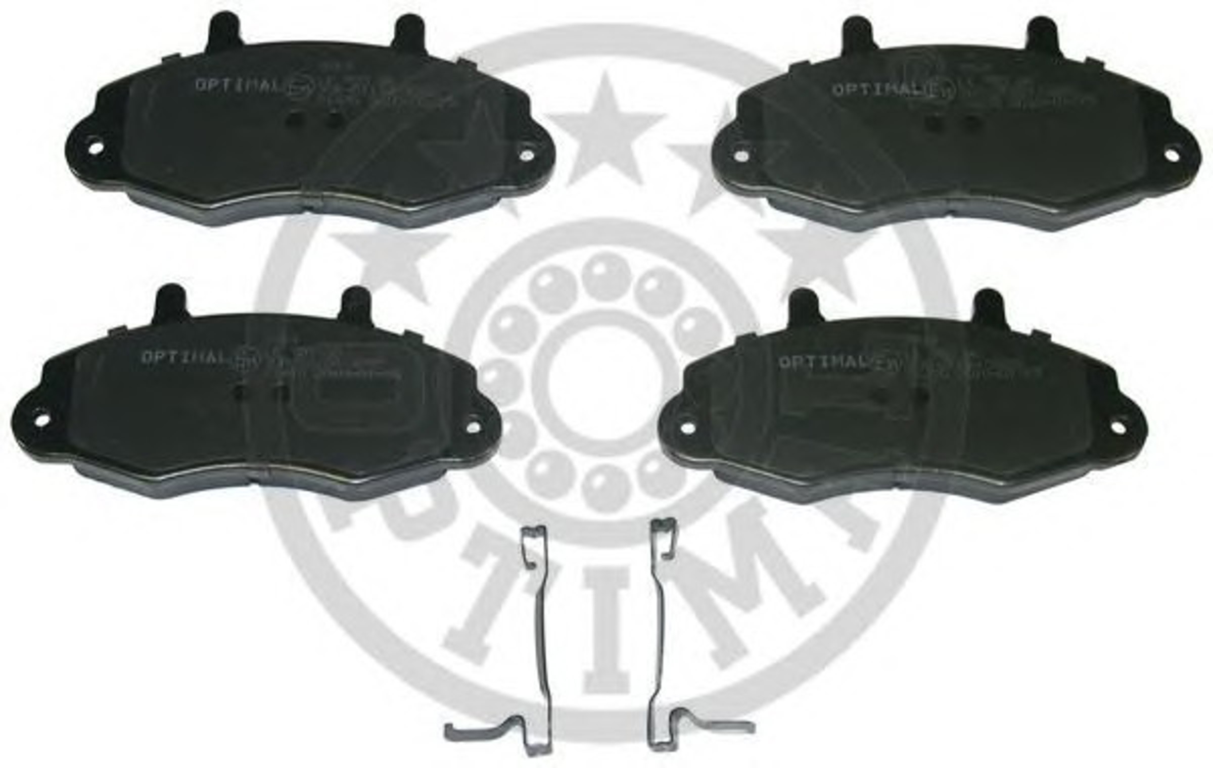 Колодки тормозные дисковые OPTIMAL 9769