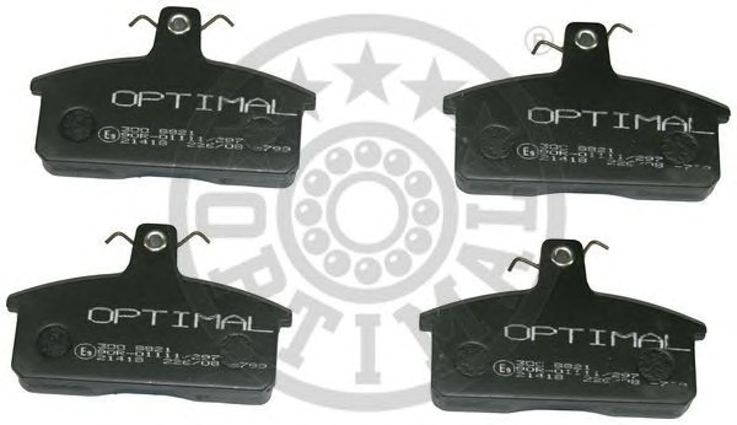 Колодки тормозные дисковые OPTIMAL 9821