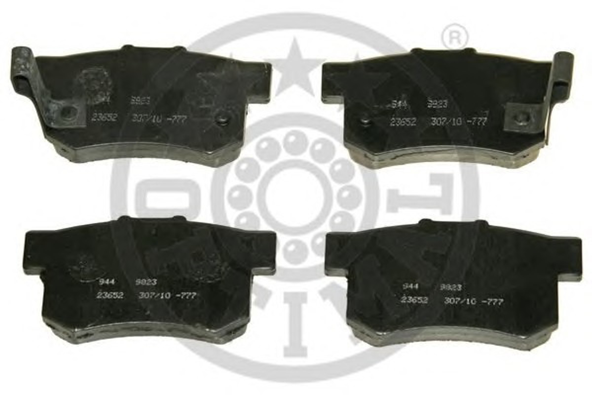 Колодки тормозные дисковые OPTIMAL 9823