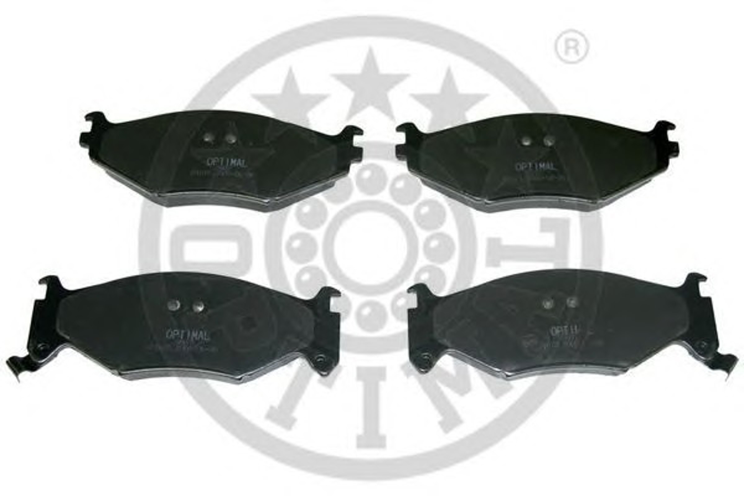 Колодки тормозные дисковые OPTIMAL 9937