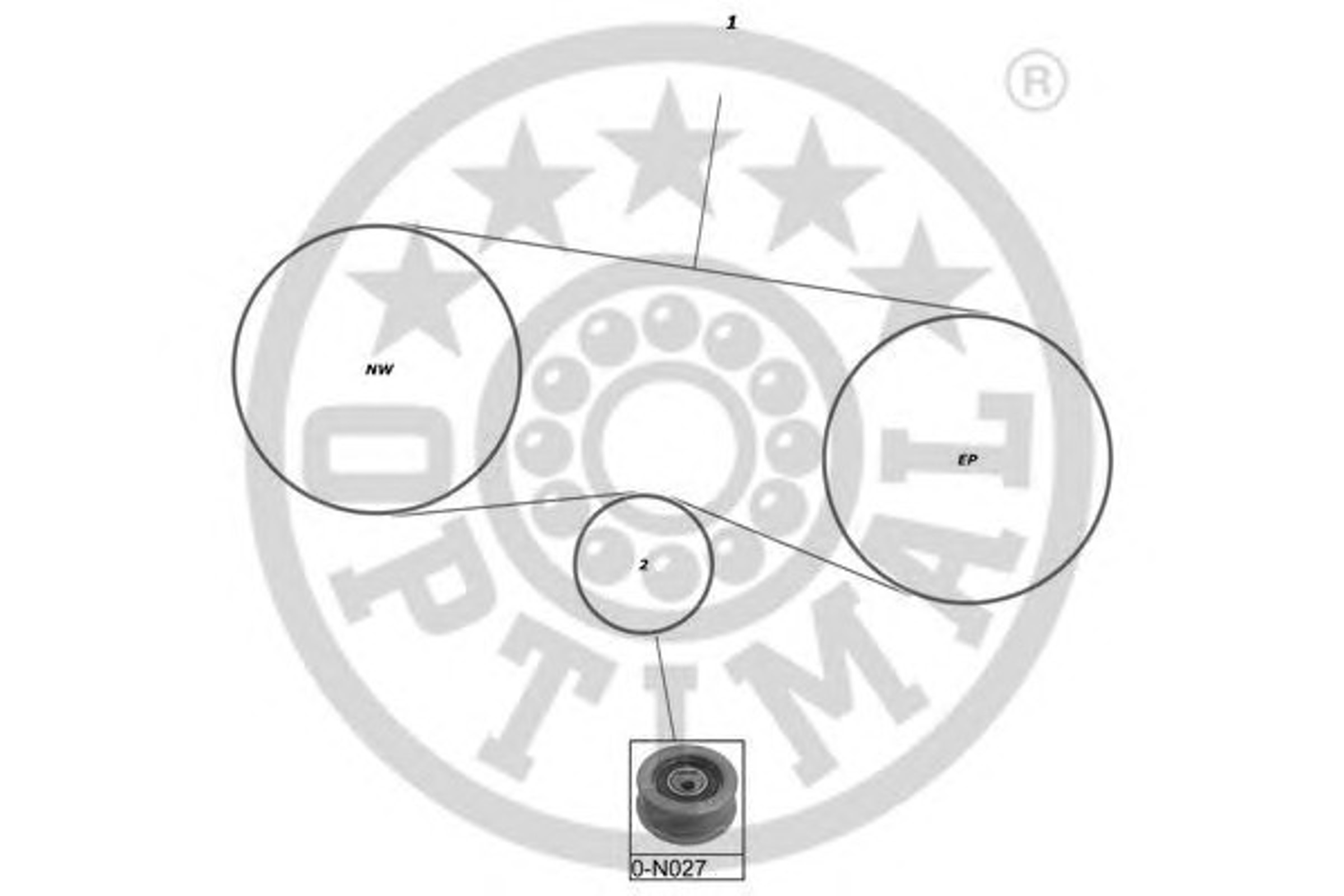 Комплект грм OPTIMAL SK-1662