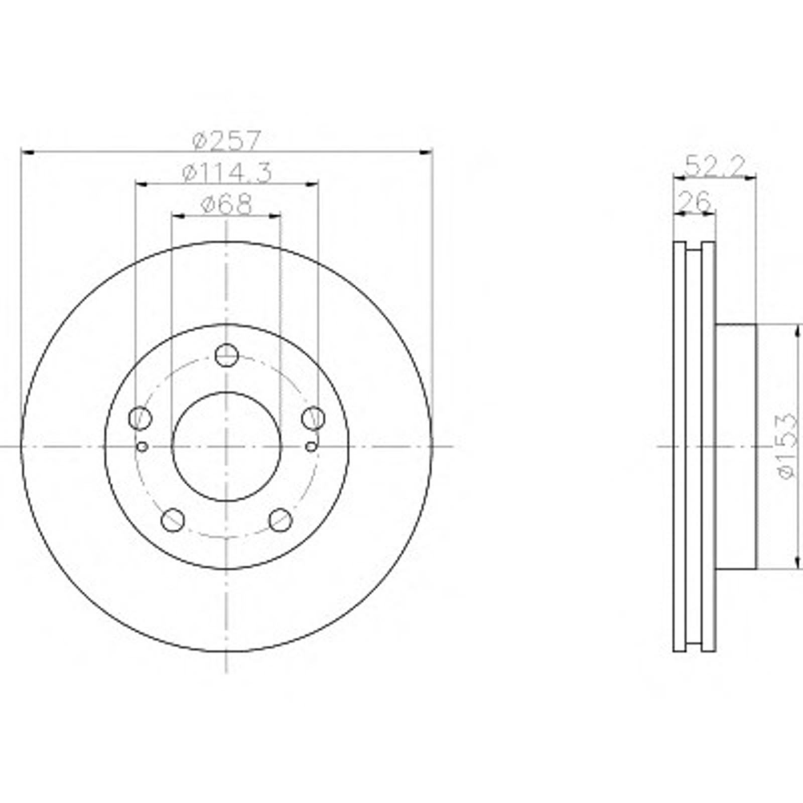 Диск тормозной HELLA/BEHR/PAGID 50206