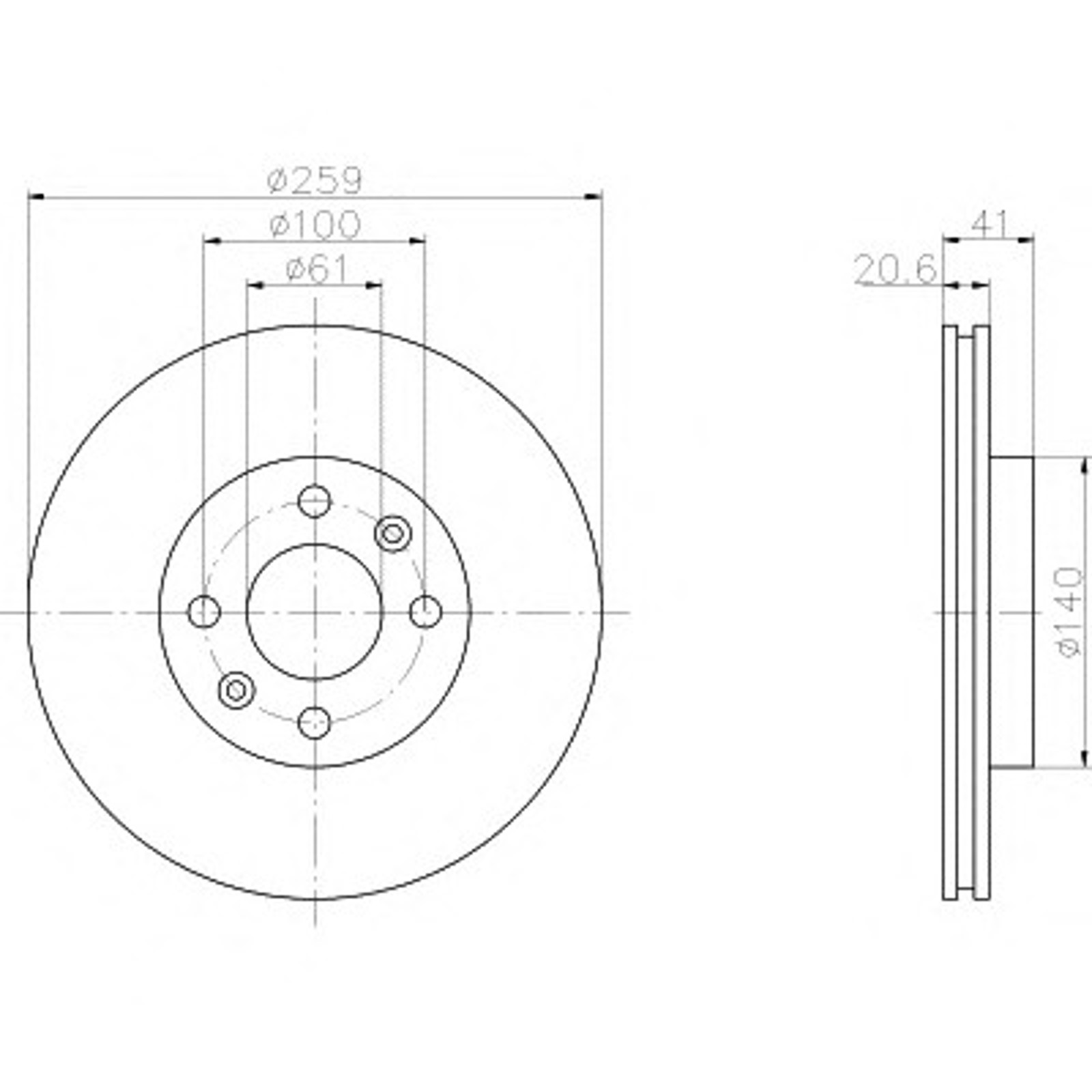 Диск тормозной HELLA/BEHR/PAGID 50286