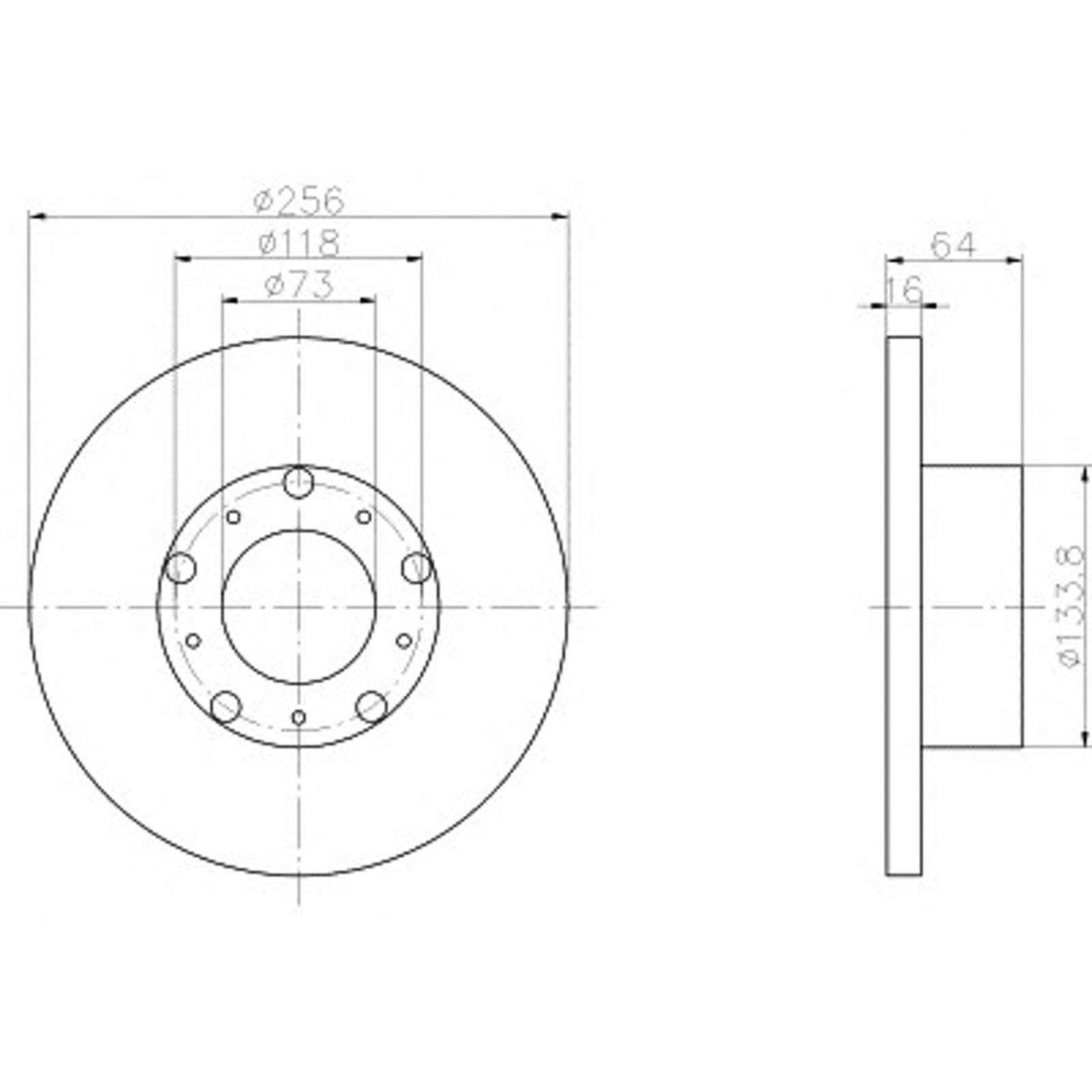 Диск тормозной HELLA/BEHR/PAGID 50902