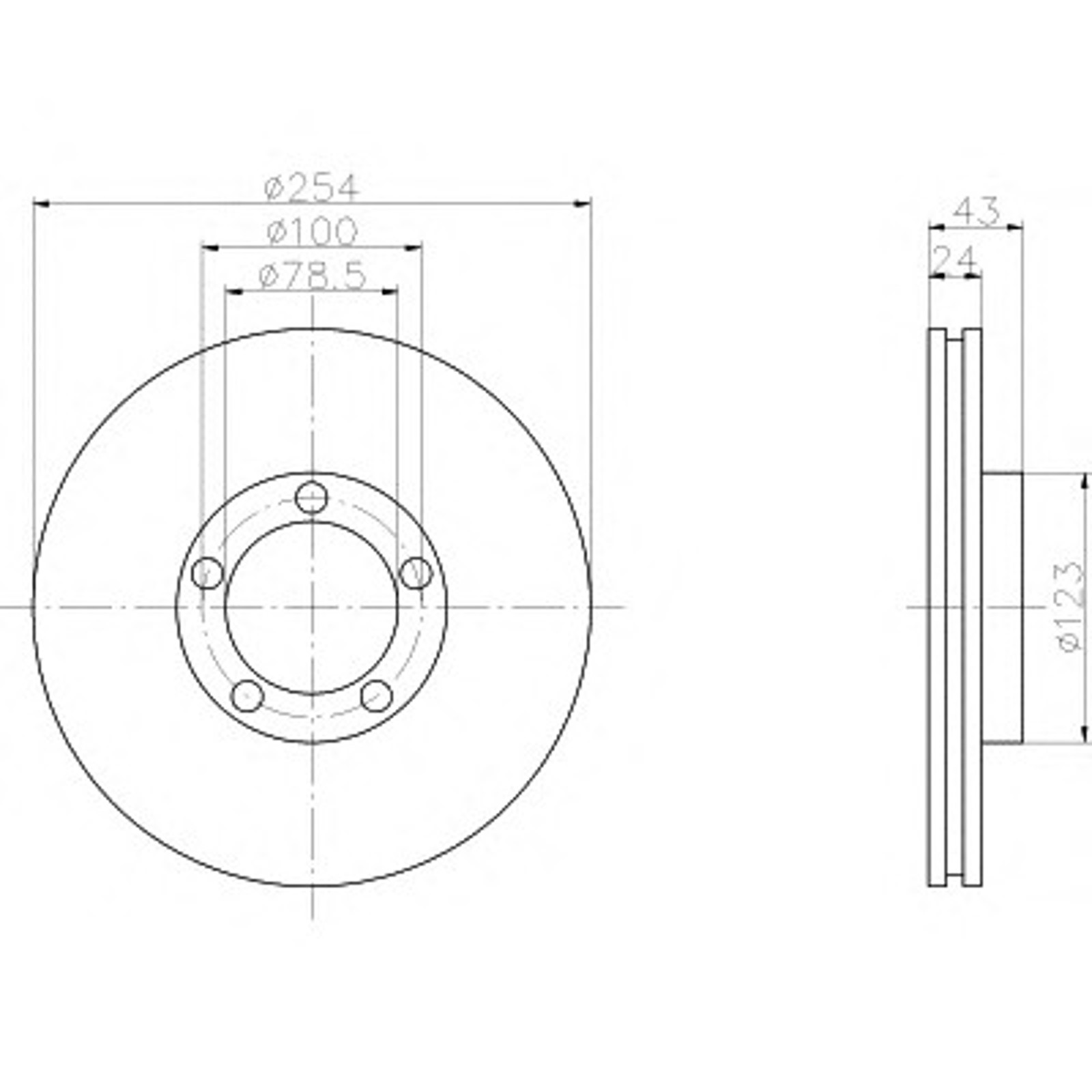 Диск тормозной HELLA/BEHR/PAGID 51032