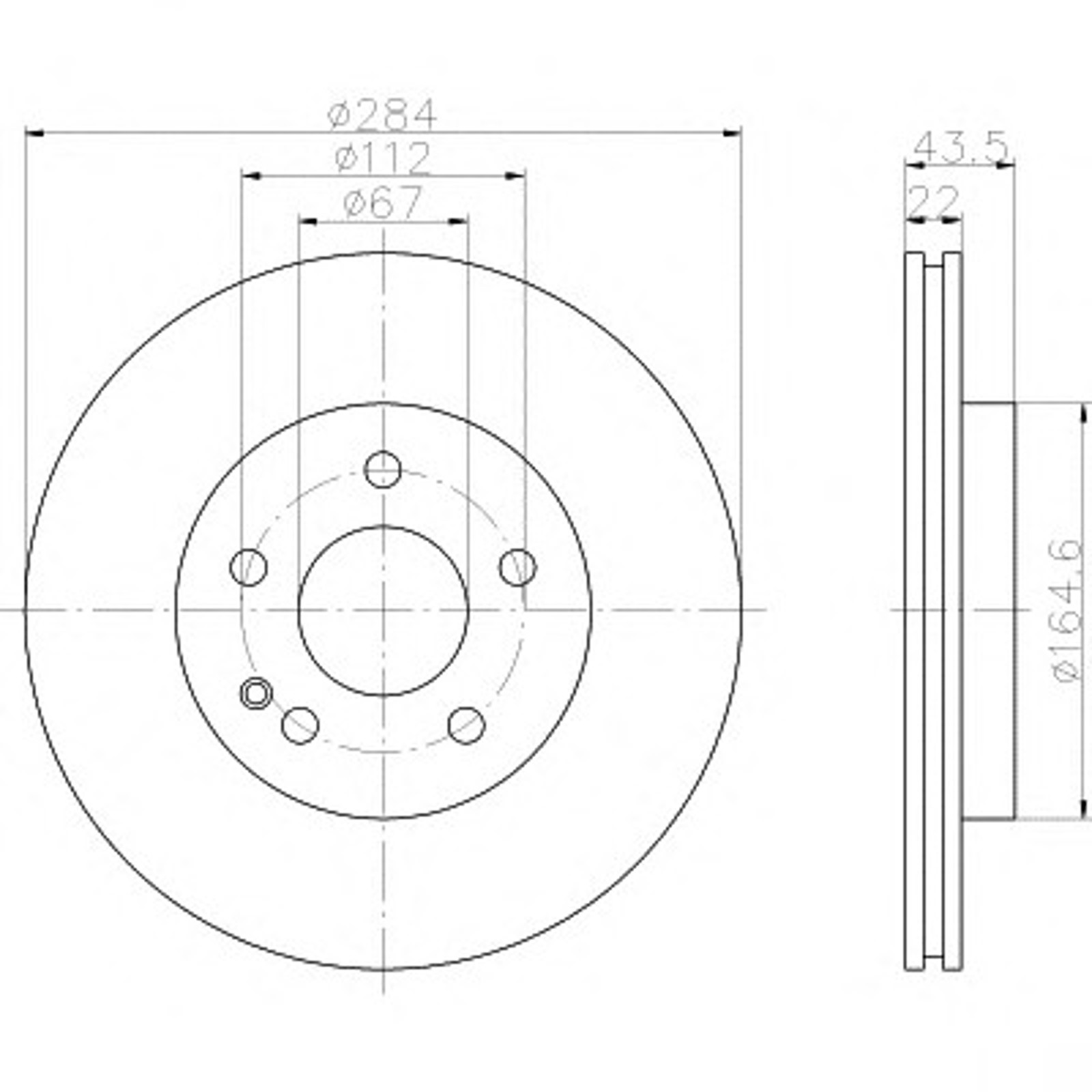 Диск тормозной HELLA/BEHR/PAGID 52118