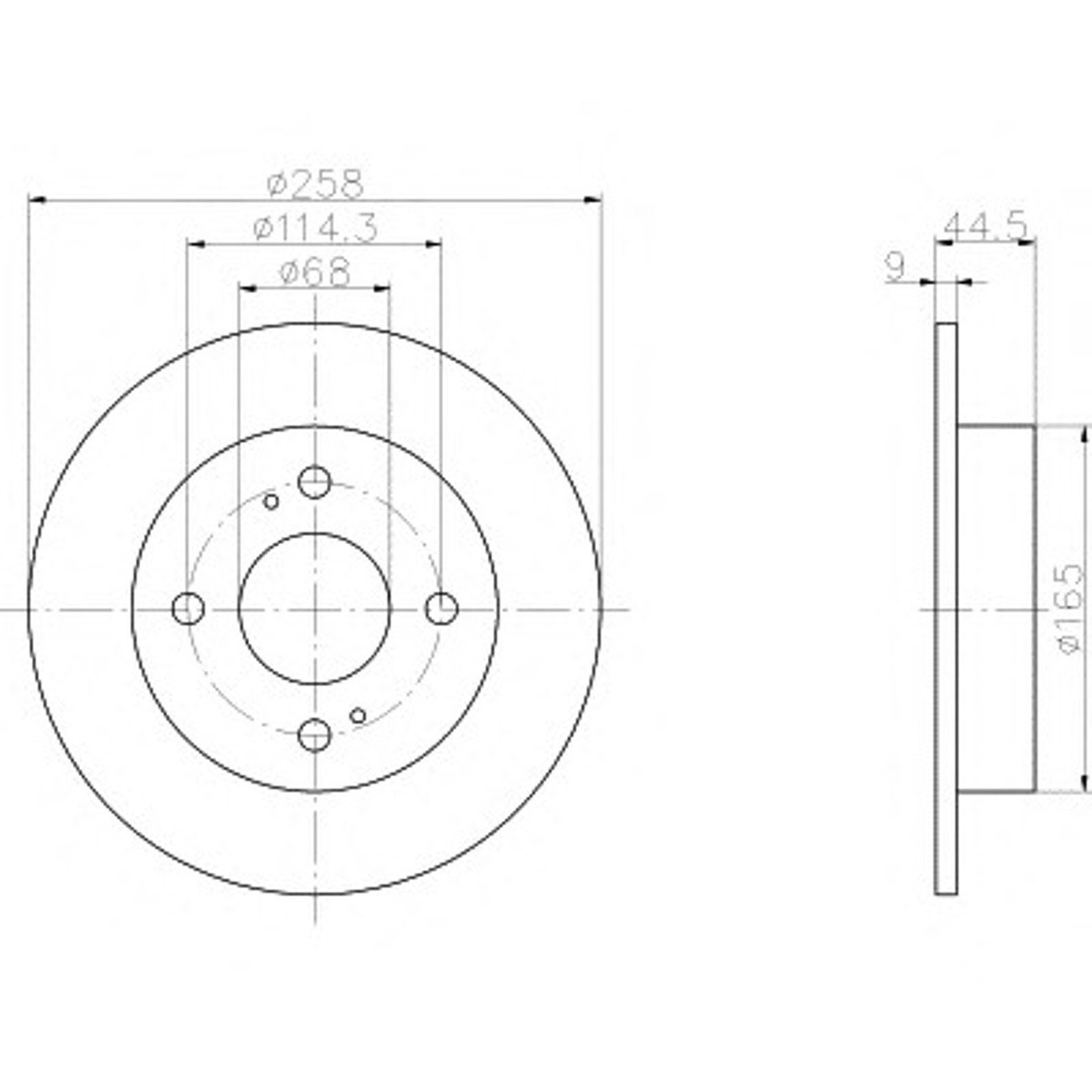 Диск тормозной HELLA/BEHR/PAGID 52313