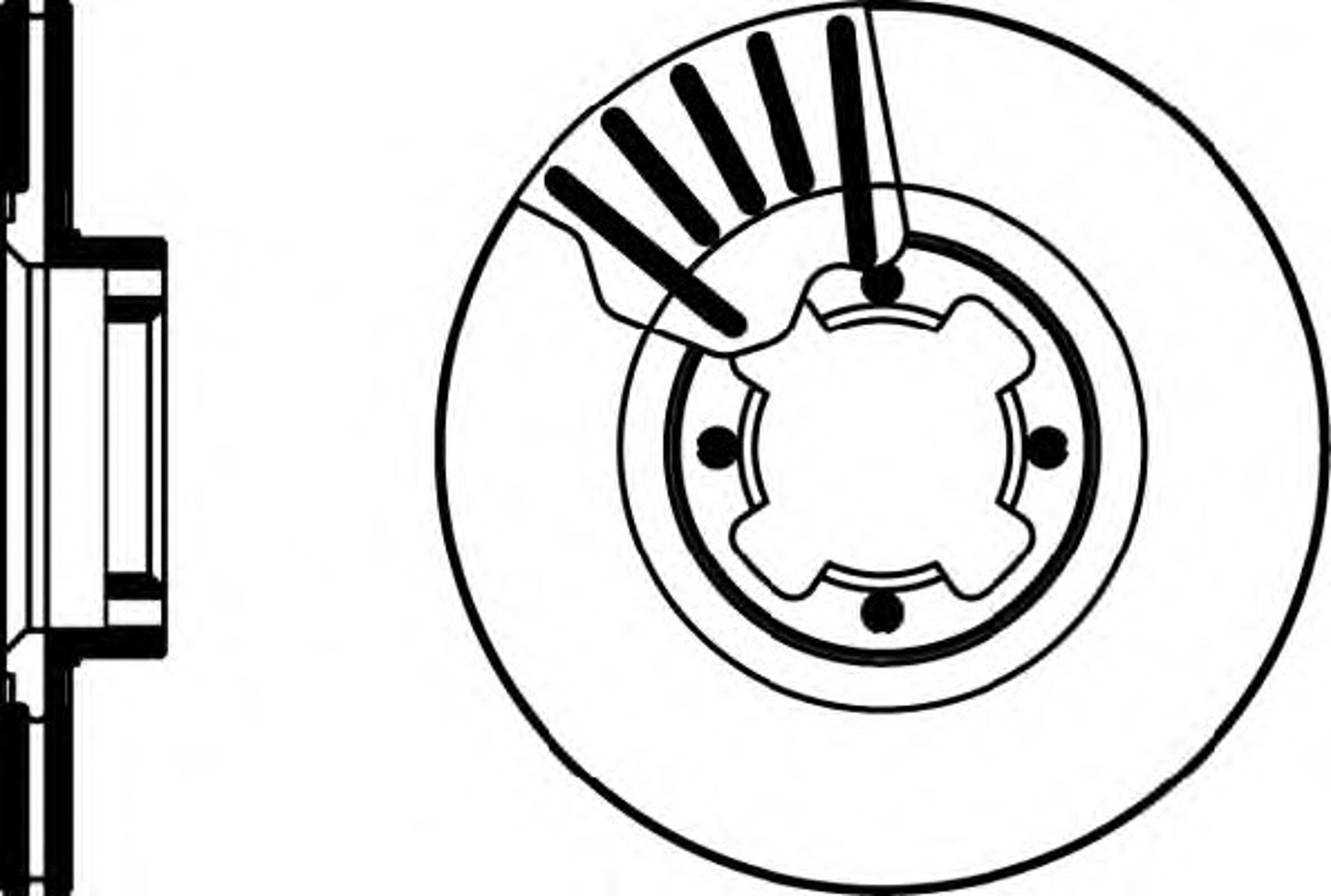 Диск тормозной HELLA/BEHR/PAGID 53303